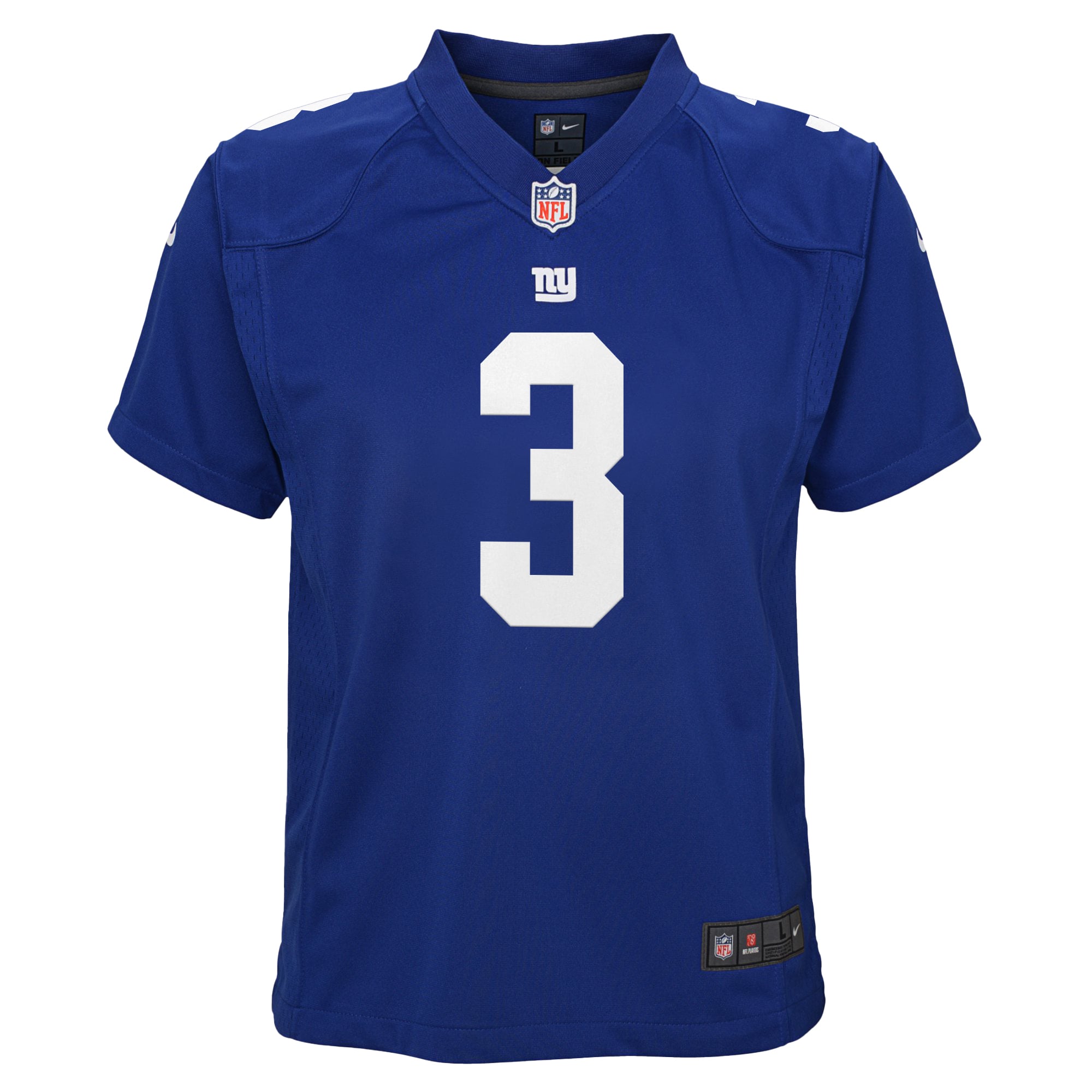Russell Wilson New York Giants Youth Game Jersey - Royal - Image 3