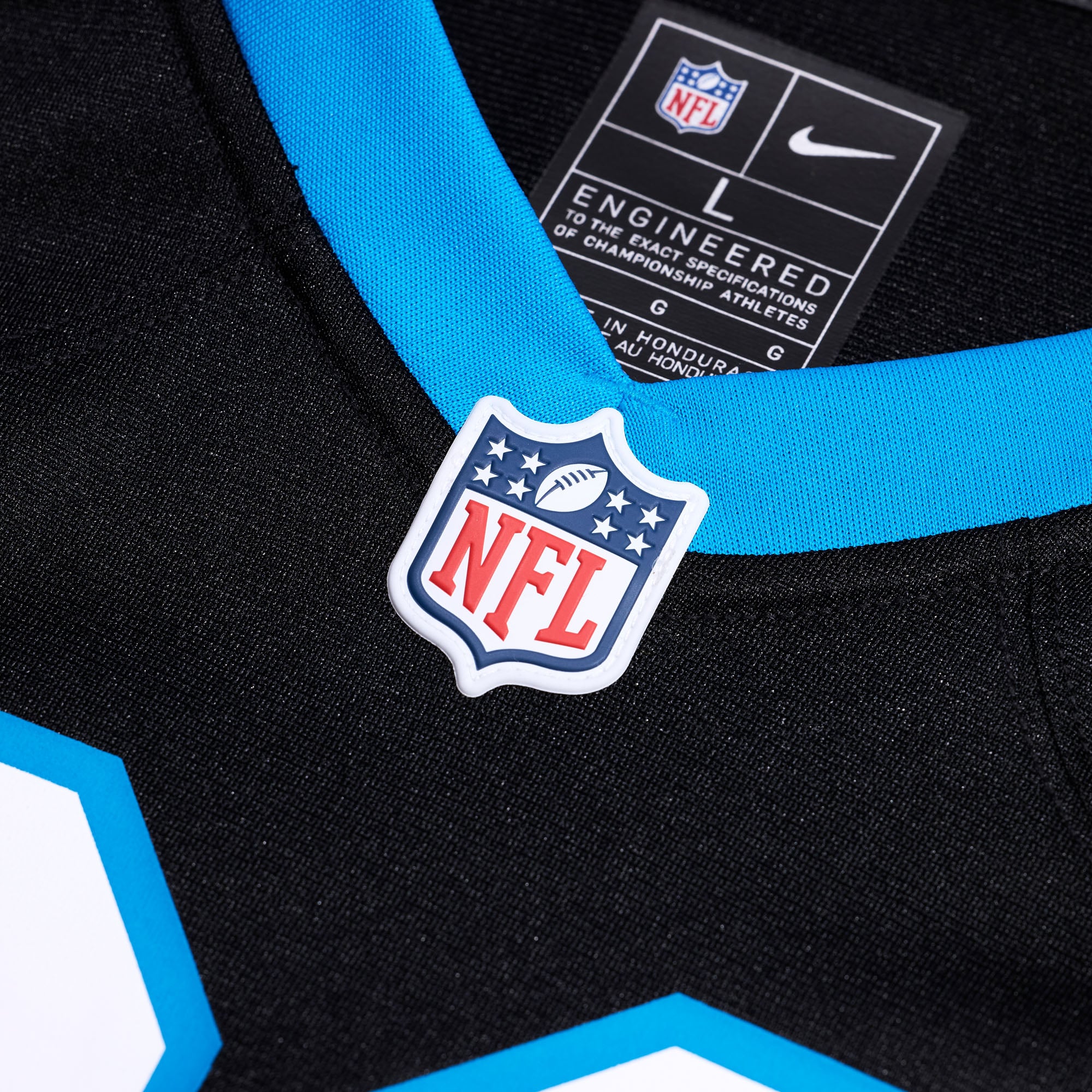 Ryan Fitzgerald Carolina Panthers Team Game Jersey - Black - Image 5
