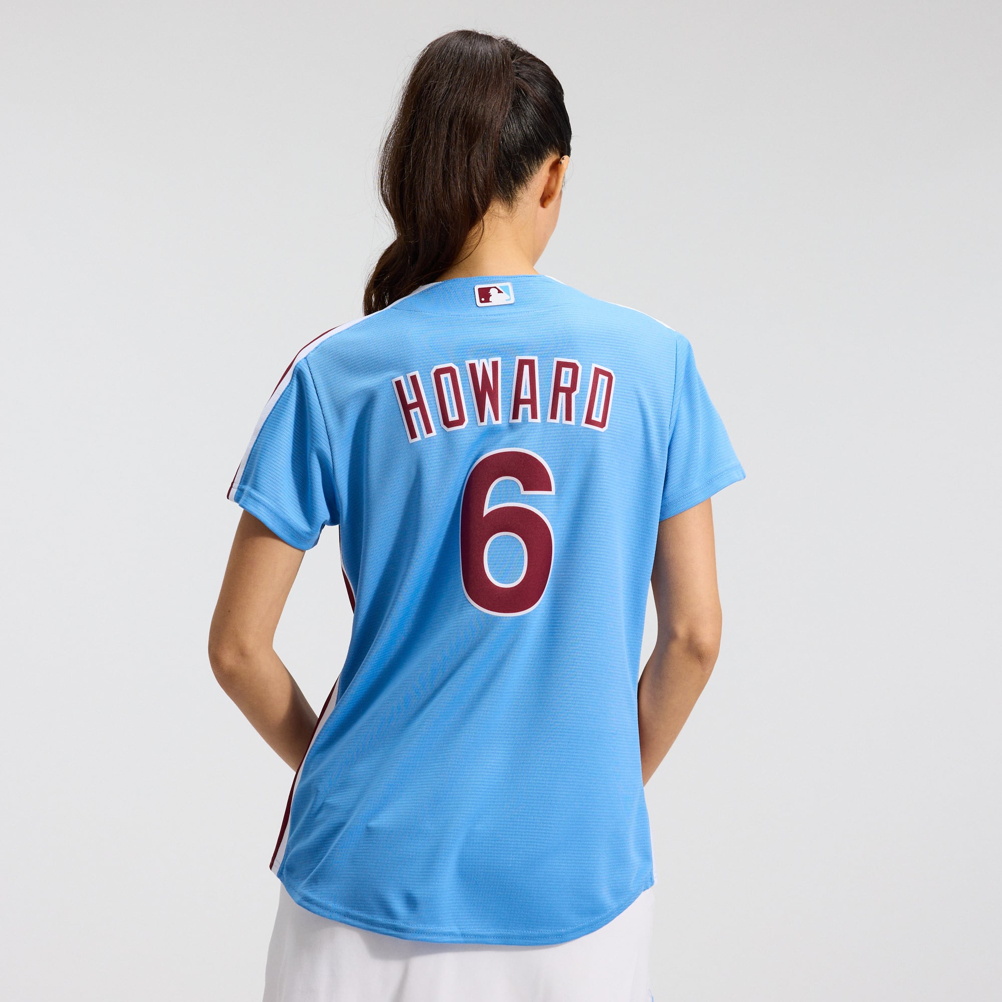 Ryan Howard Philadelphia Phillies Women's Jersey - Light Blue - Image 4