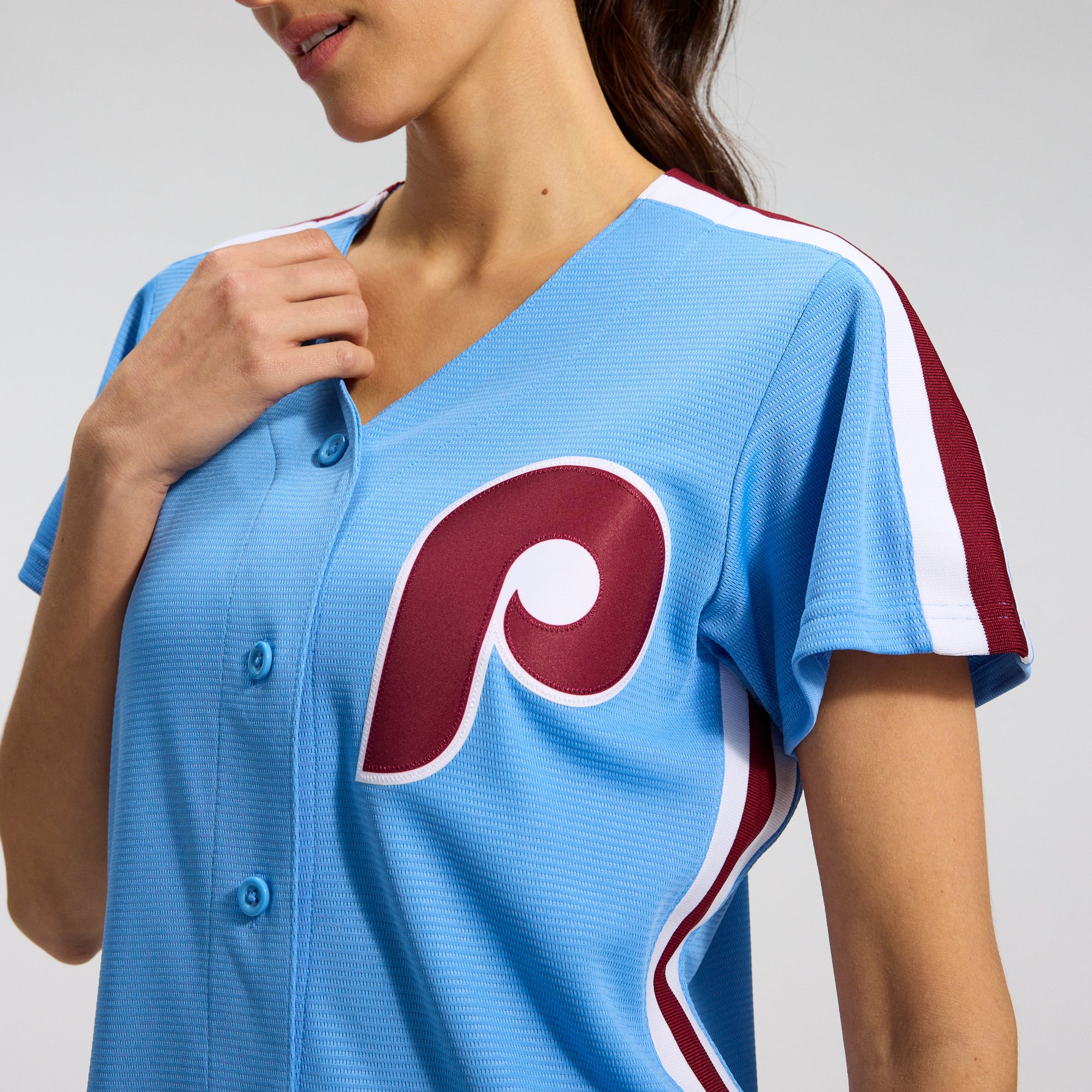 Ryan Howard Philadelphia Phillies Women's Jersey - Light Blue - Image 10