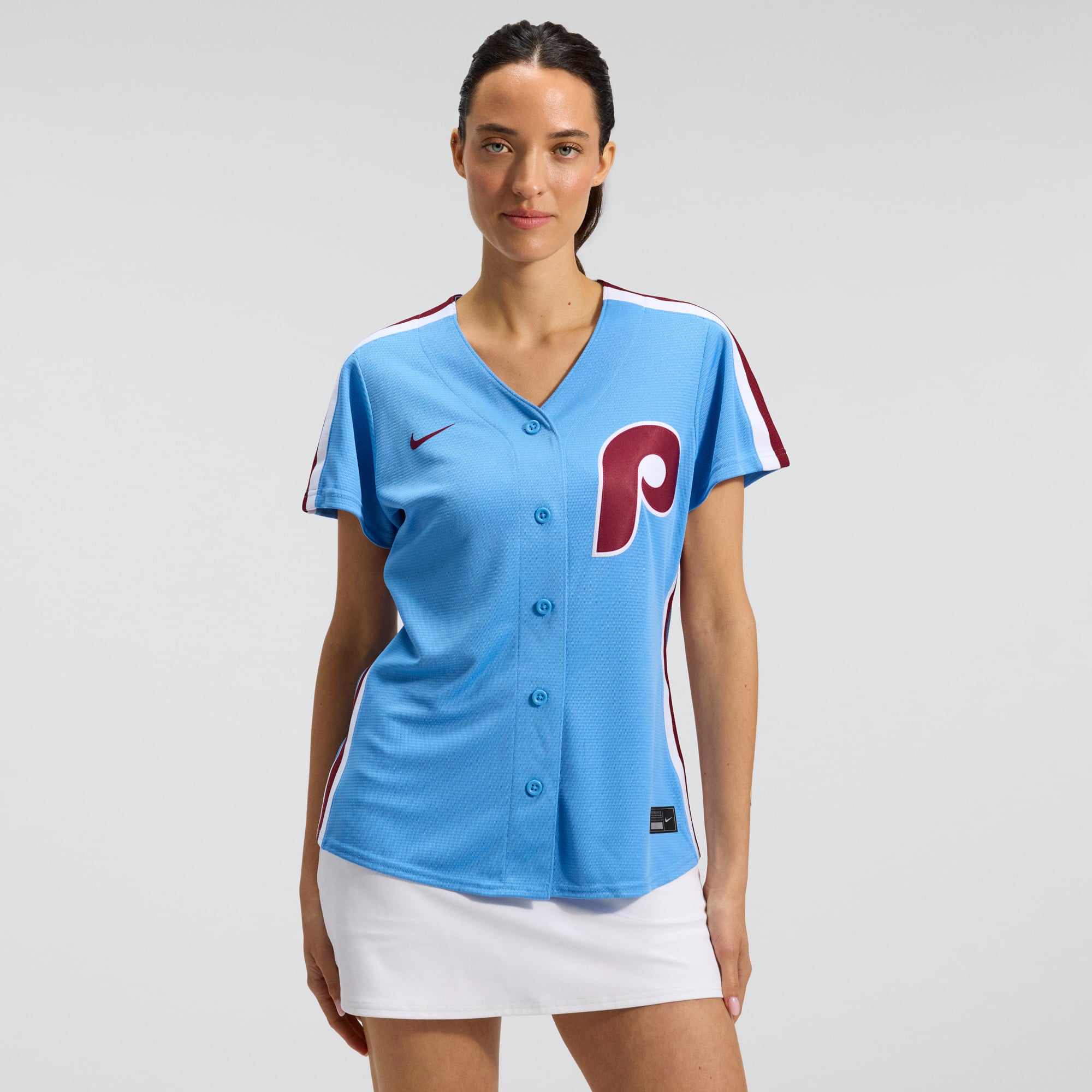 Ryan Howard Philadelphia Phillies Women's Jersey - Light Blue - Image 3