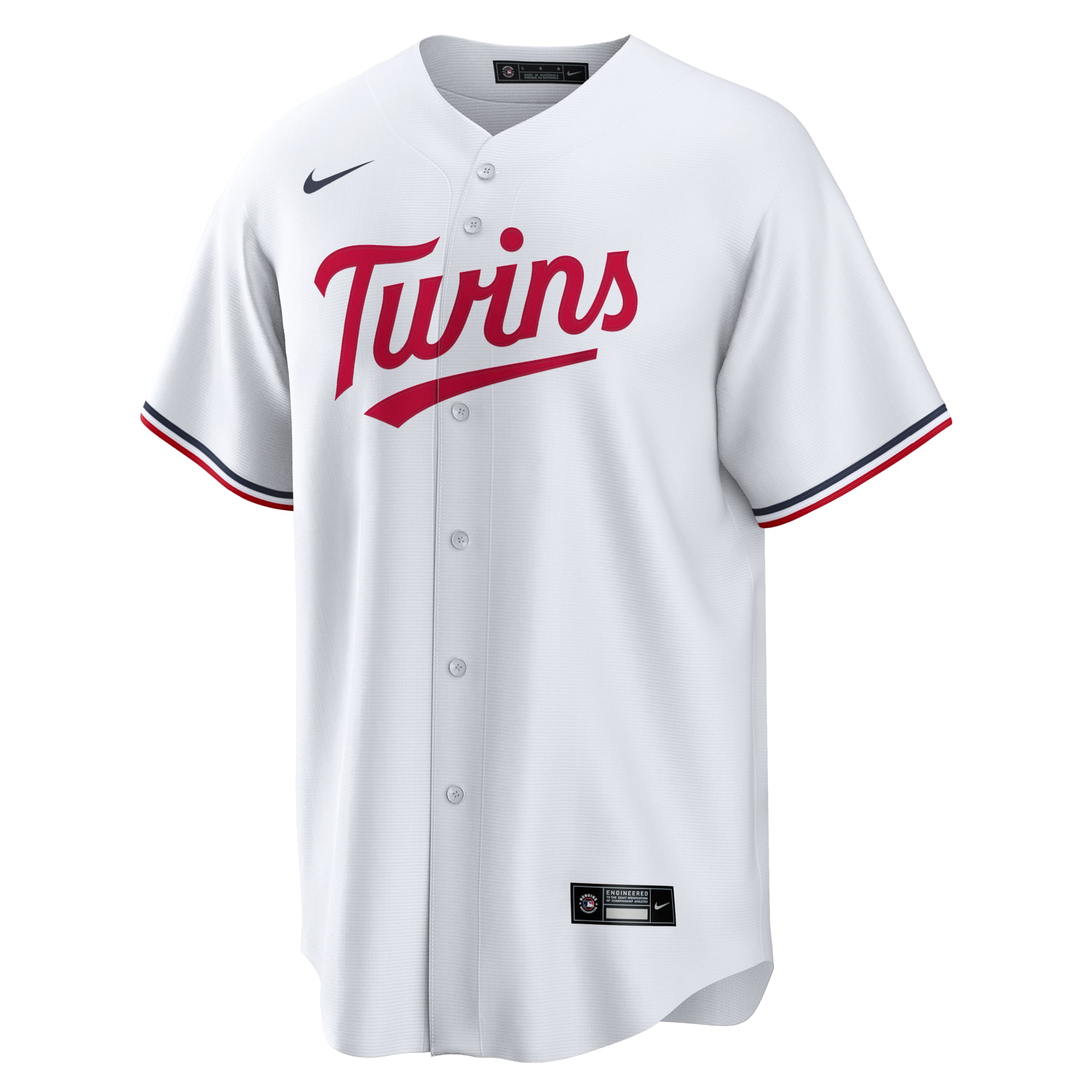 Ryan Jeffers Minnesota Twins Home Player Jersey - White - Image 3