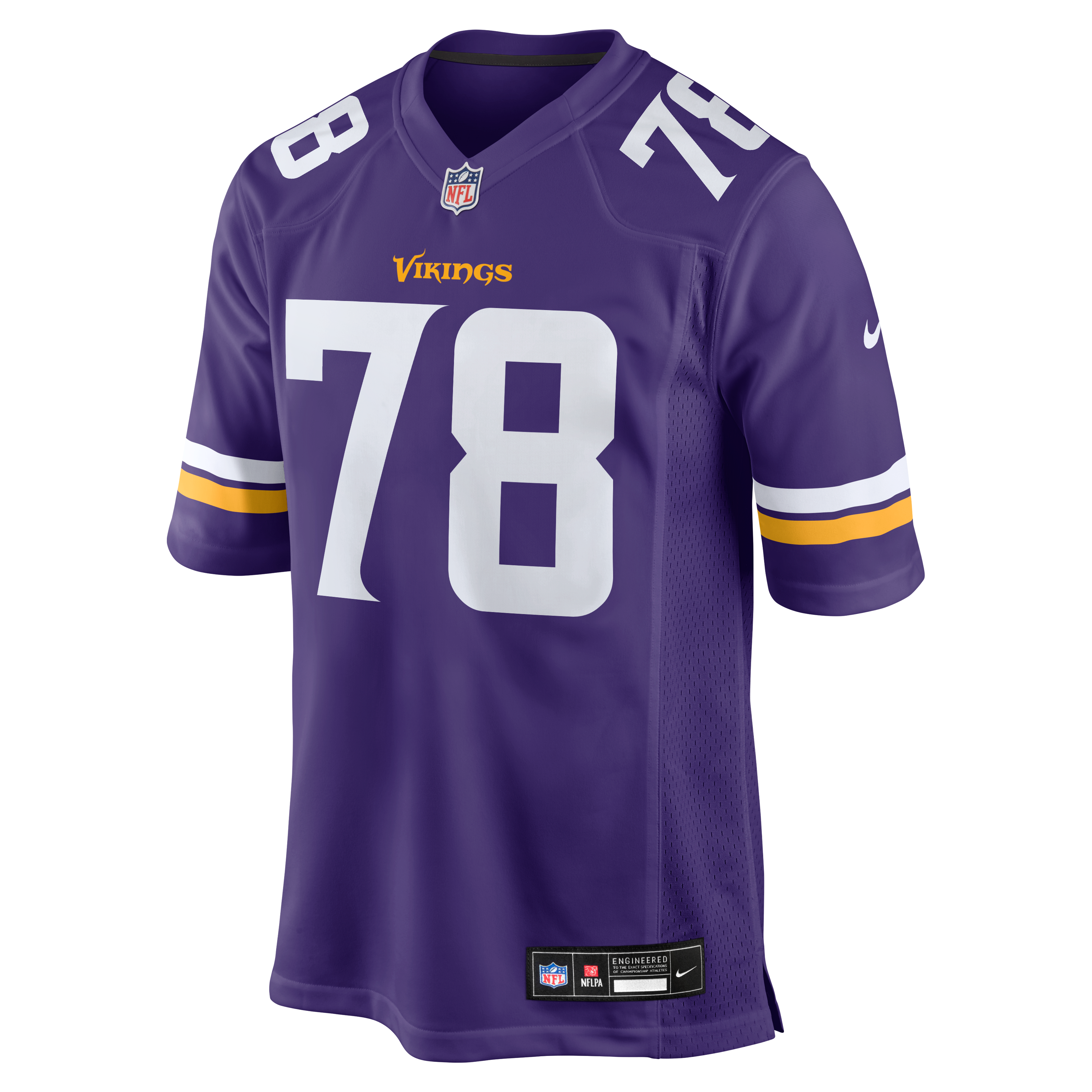 Ryan Kelly Minnesota Vikings Team Game Jersey - Purple - Image 3