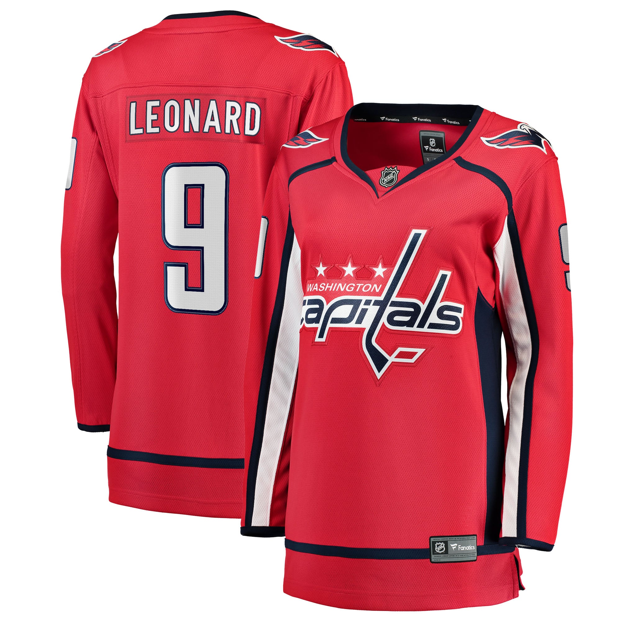 Ryan Leonard Washington Capitals Women's Home Breakaway Player Jersey - Red