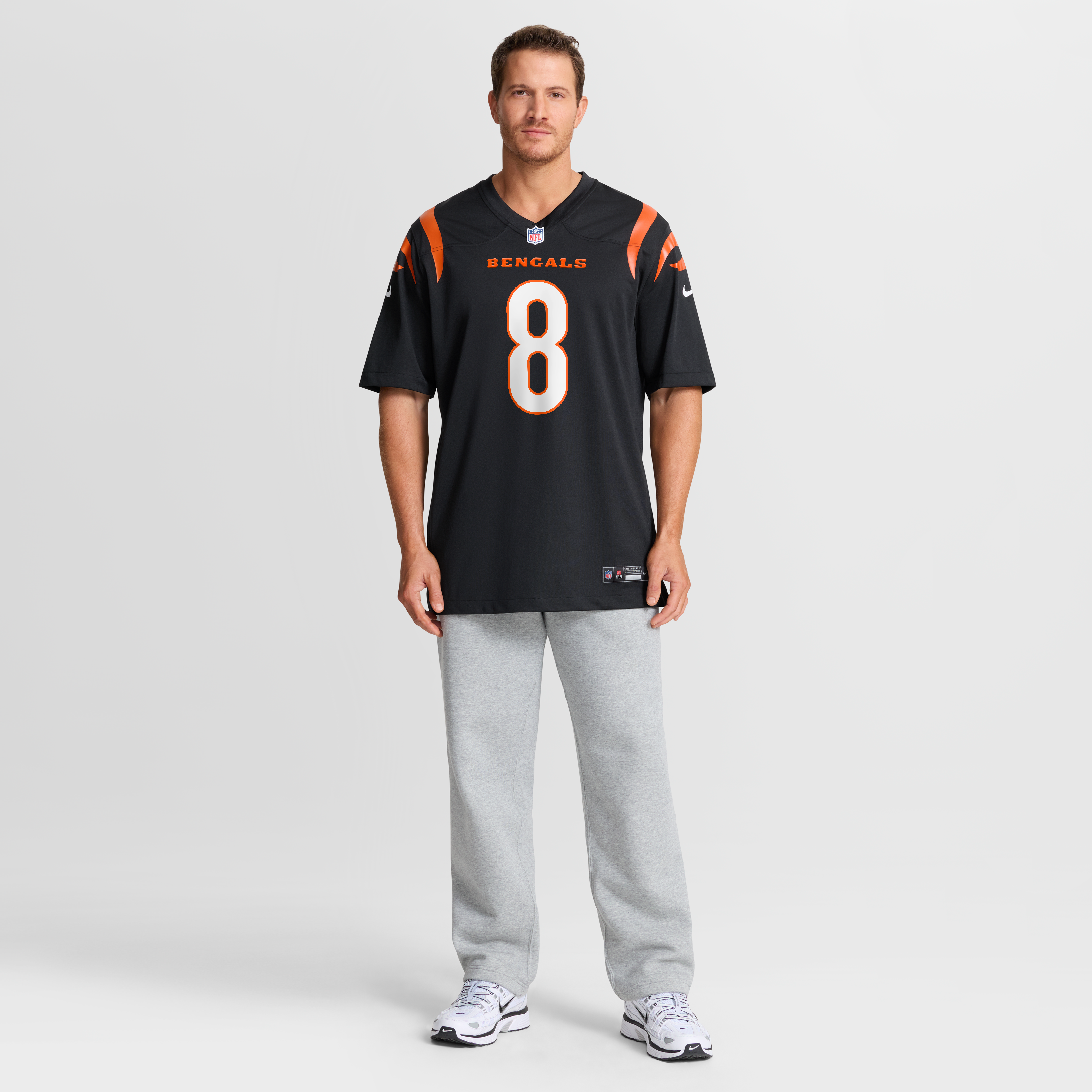 Ryan Rehkow Cincinnati Bengals Game Jersey - Black - Image 8