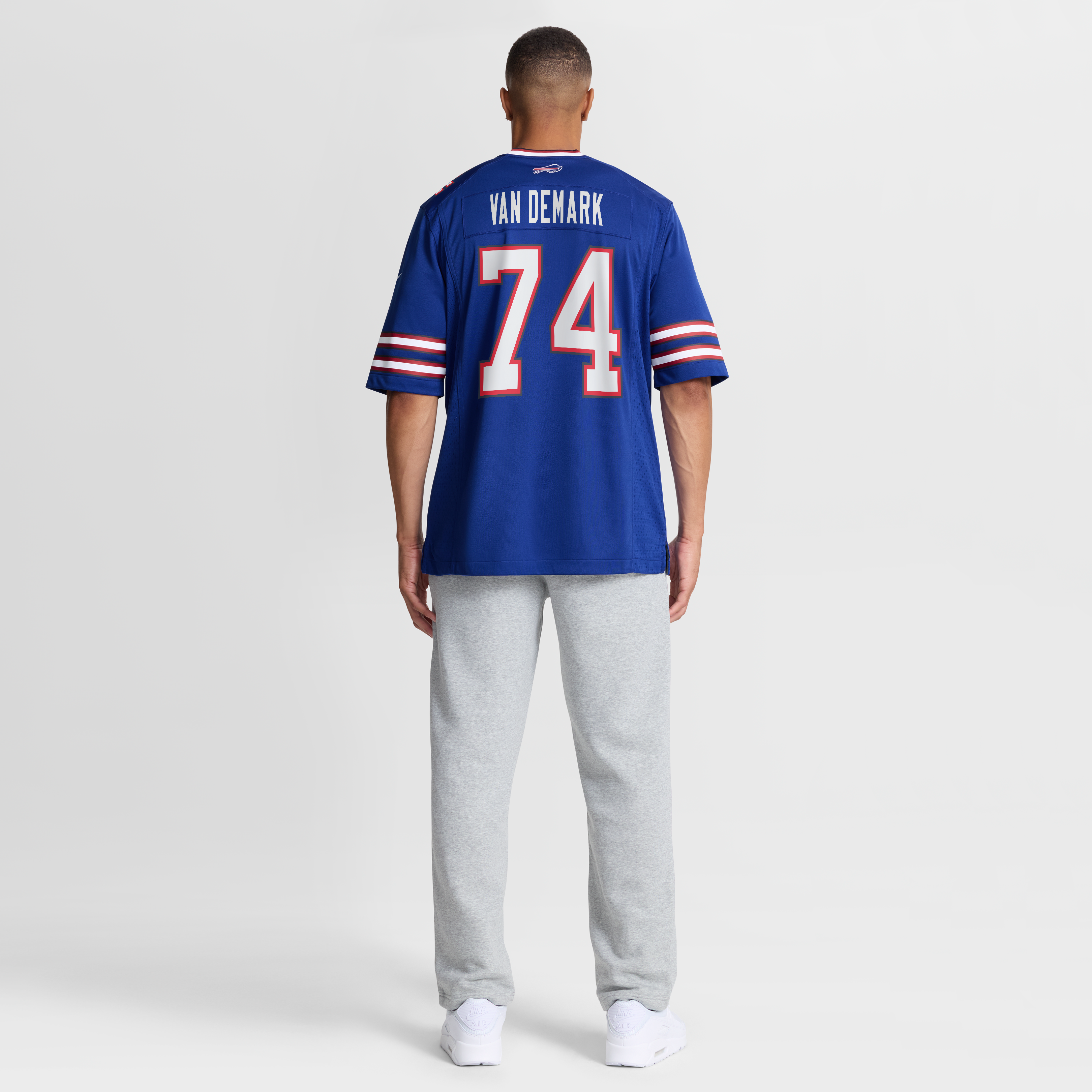 Ryan Van Demark Buffalo Bills Game Player Jersey - Royal - Image 9