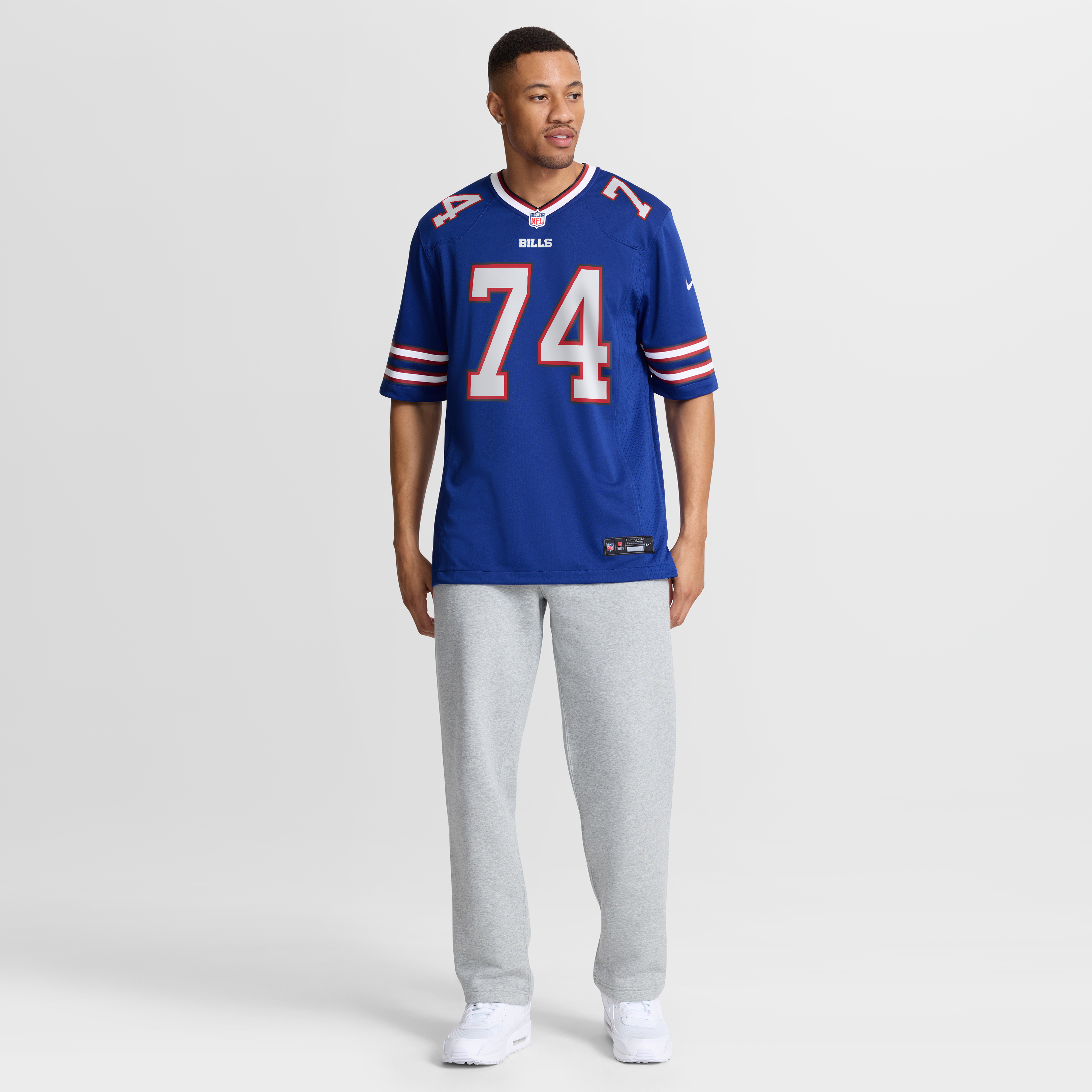 Ryan Van Demark Buffalo Bills Game Player Jersey - Royal - Image 8