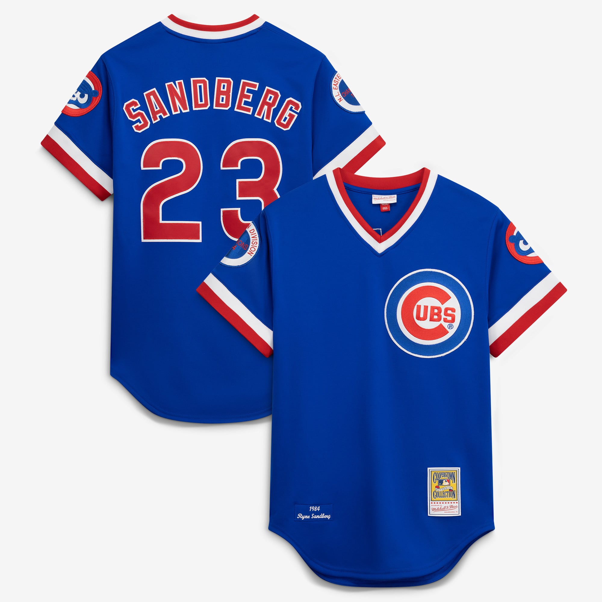 Ryne Sandberg 1984 Chicago Cubs Throwback Jersey - Royal - Image 2