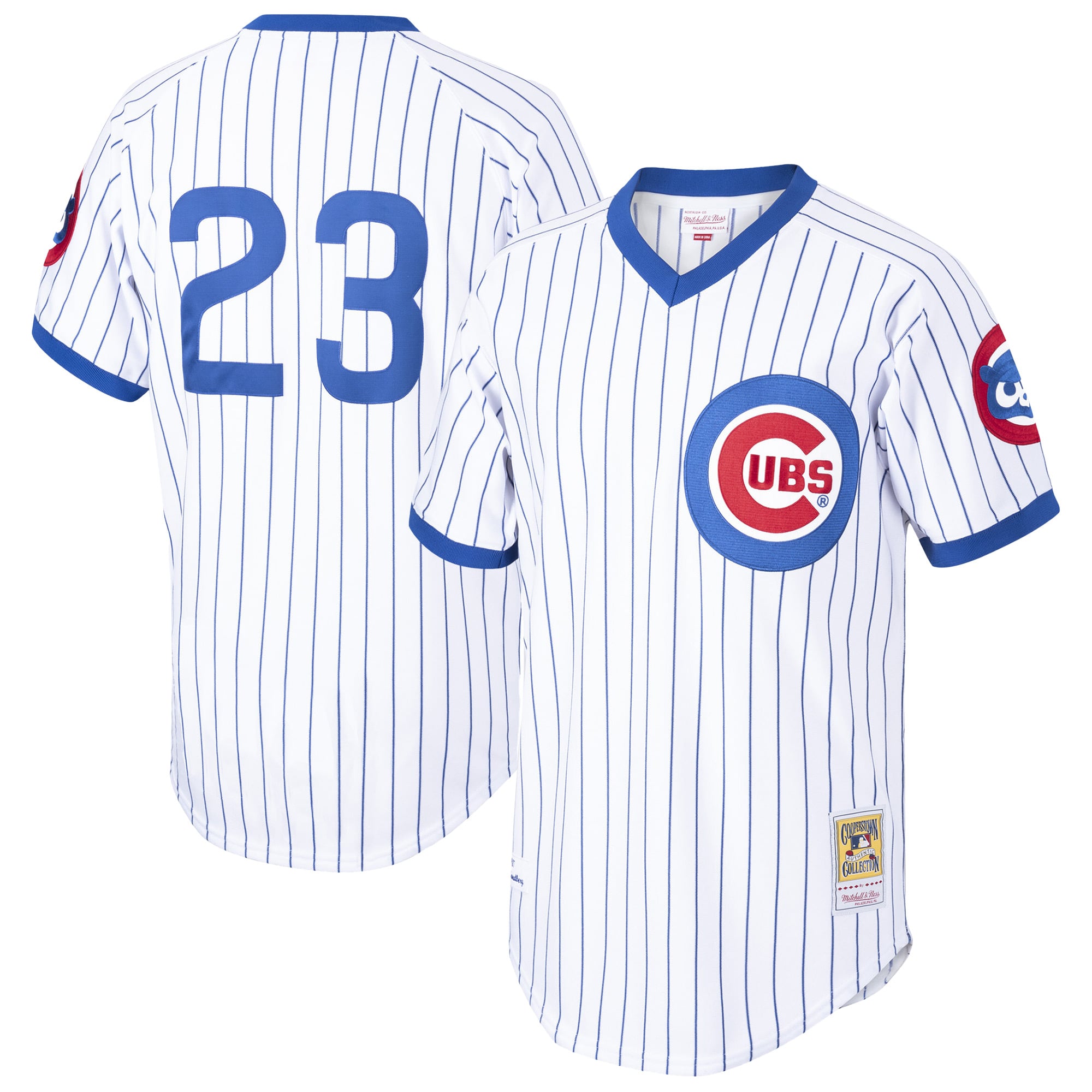 Ryne Sandberg Chicago Cubs Cooperstown Collection 1987 Player Jersey - White - Image 2