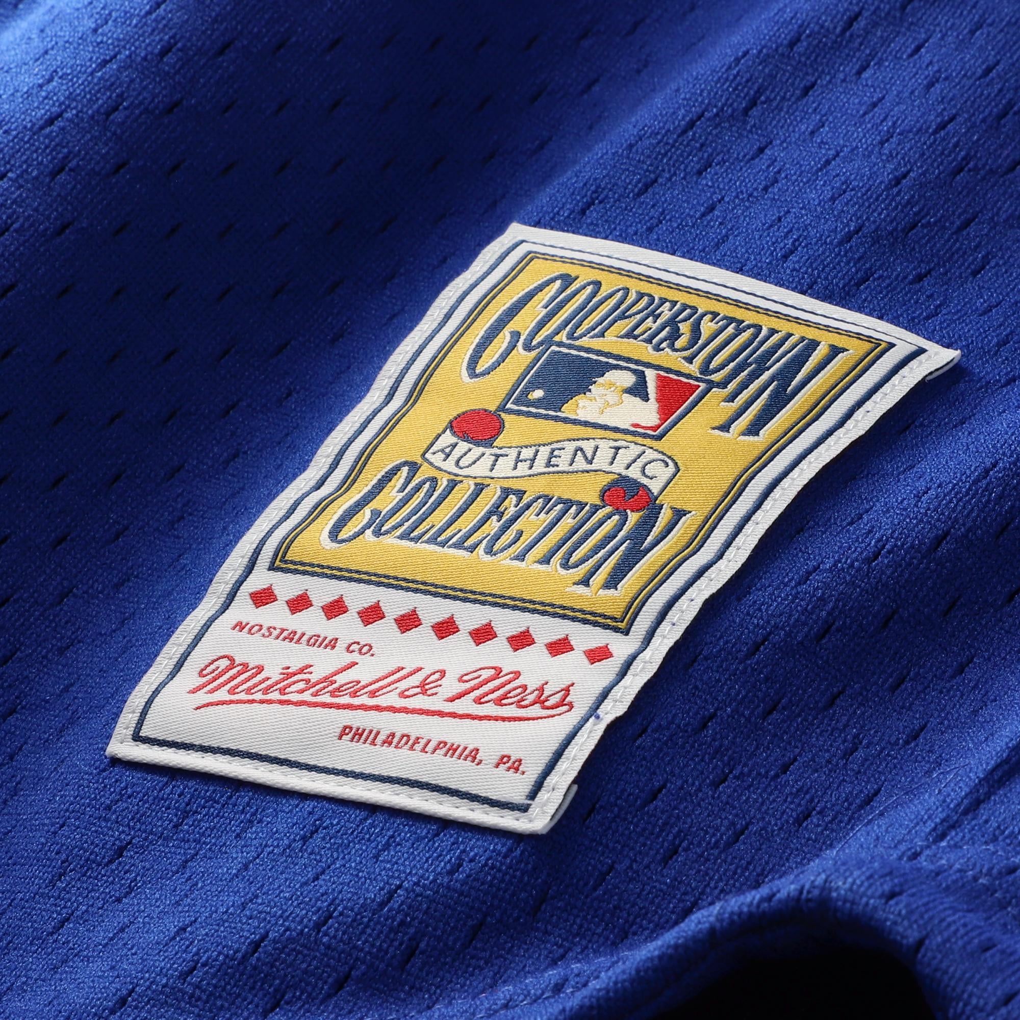 Ryne Sandberg Chicago Cubs Cooperstown Collection 1996 Mesh Batting Practice Button-Up Jersey - Royal - Image 8