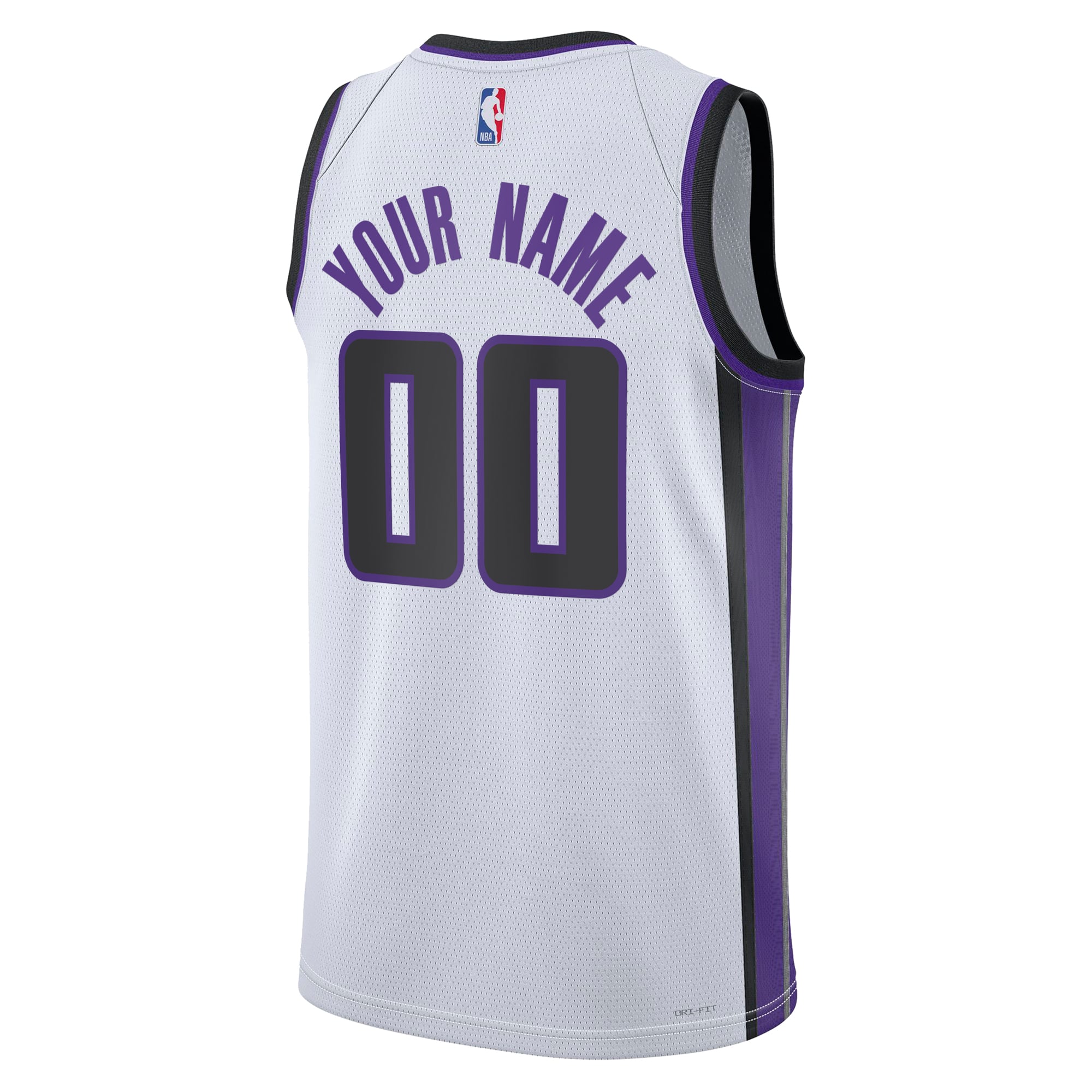 Sacramento Kings Unisex Swingman Custom Jersey - Association Edition - White - Image 4