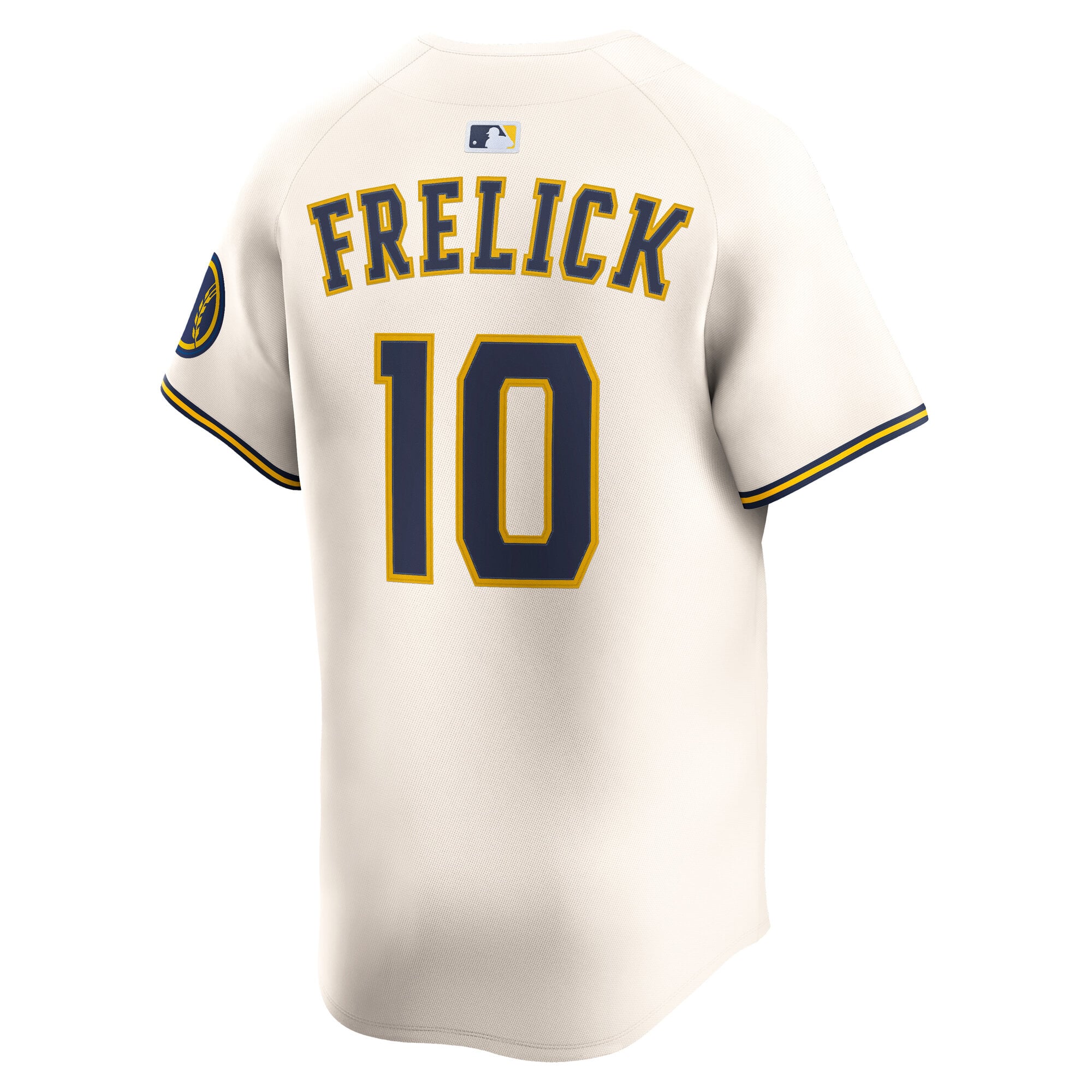 Sal Frelick Milwaukee Brewers Home Limited Player Jersey - Cream - Image 4