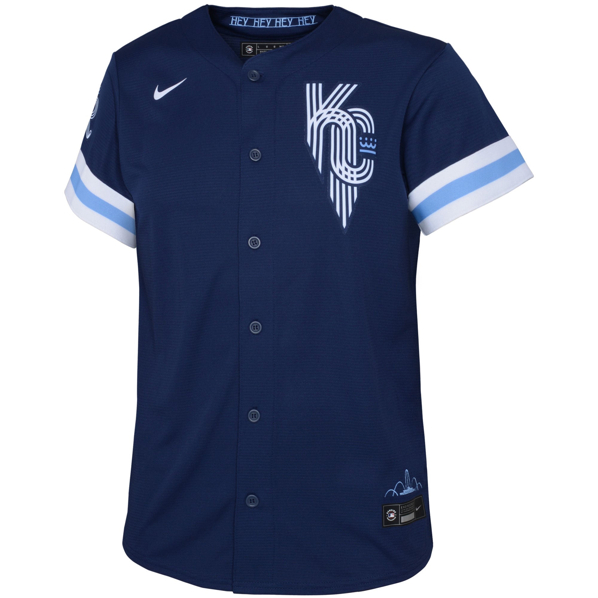 Salvador Perez Kansas City Royals Toddler City Connect Player Jersey - Navy - Image 3