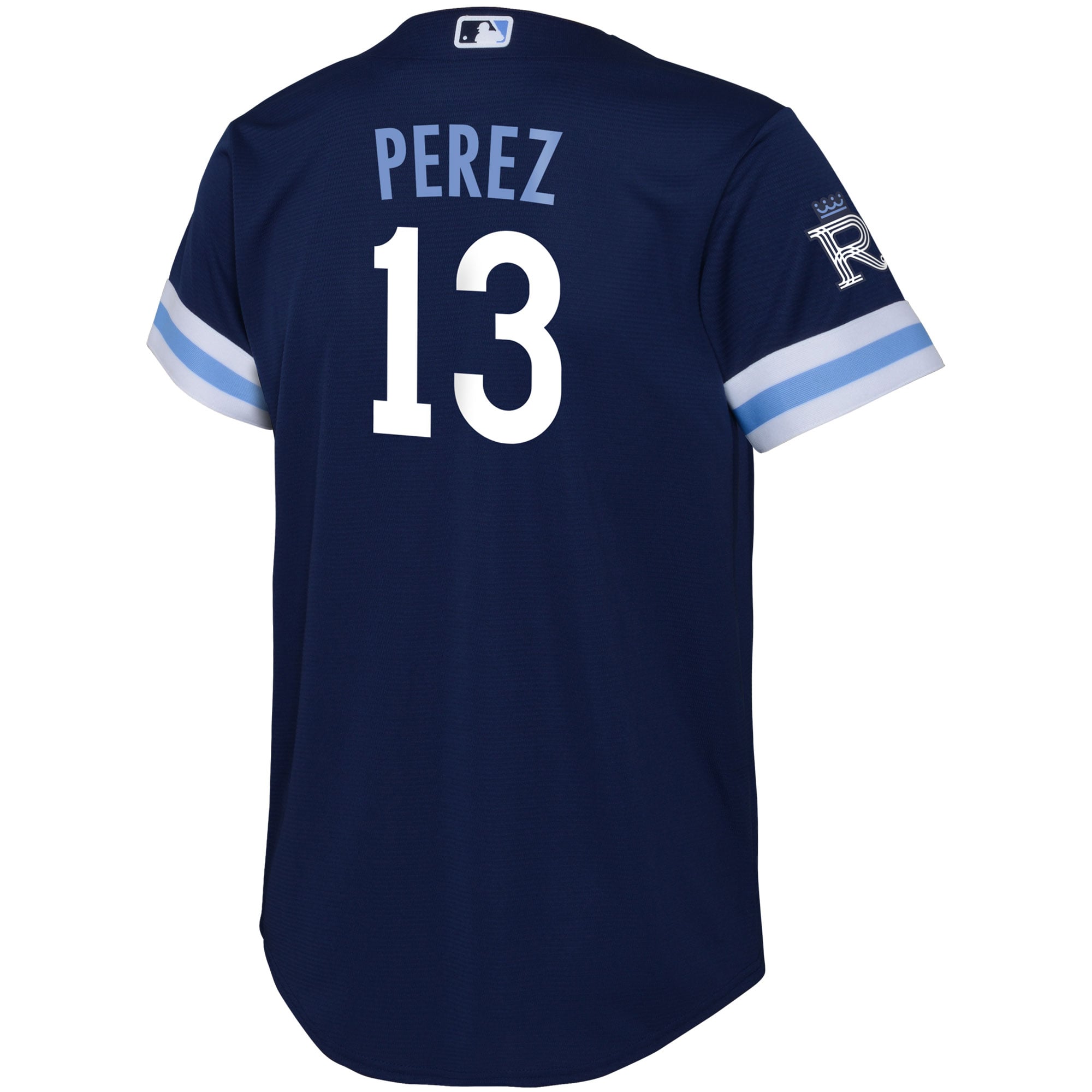 Salvador Perez Kansas City Royals Toddler City Connect Player Jersey - Navy - Image 4