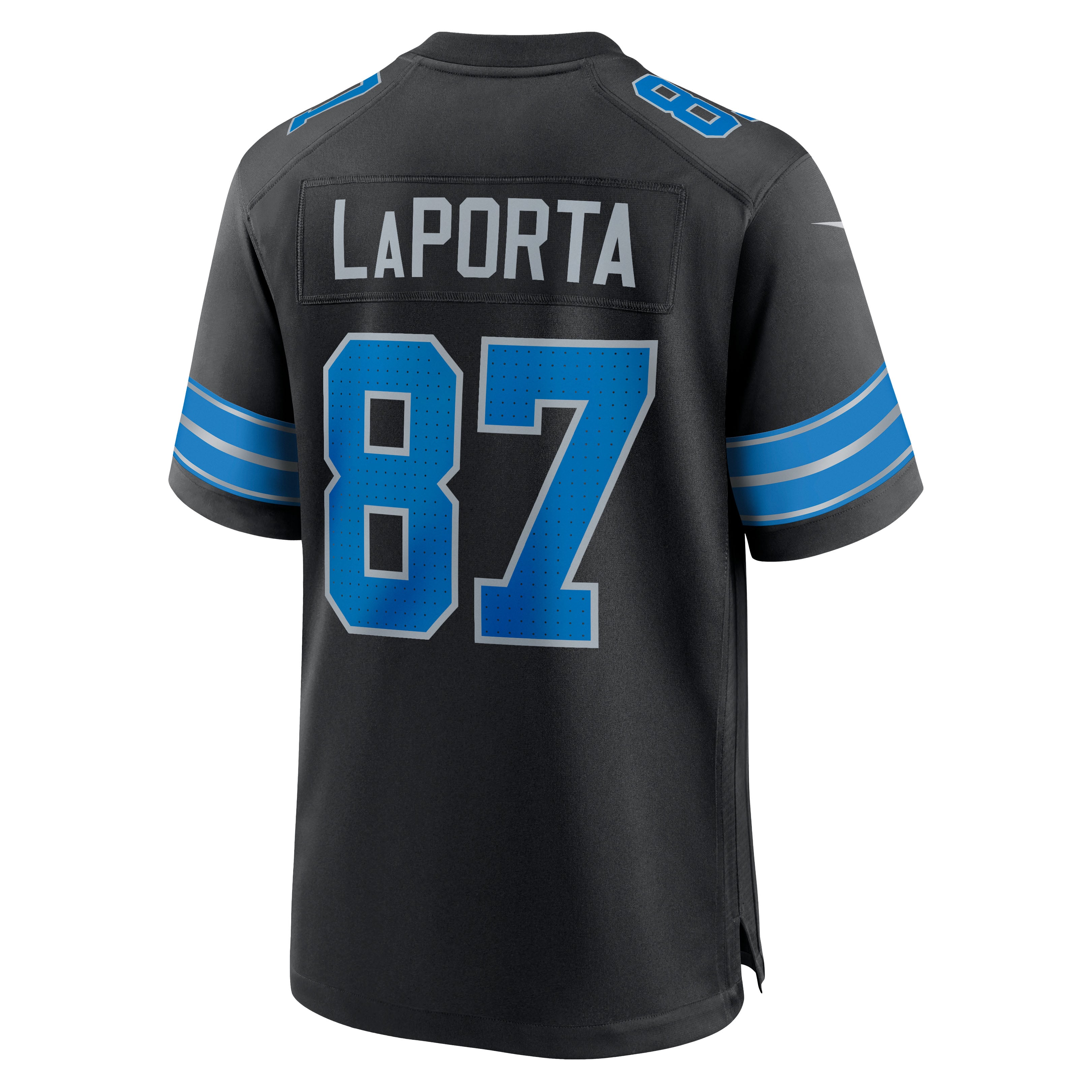 Sam LaPorta Detroit Lions 2nd Alternate Game Jersey - Black - Image 4