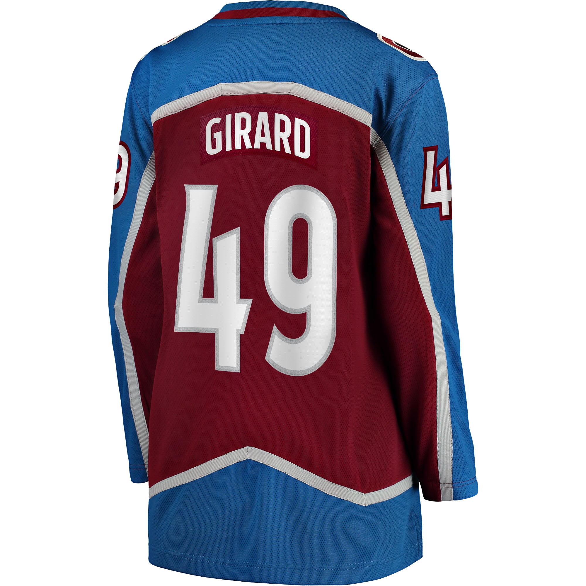 Samuel Girard Colorado Avalanche Women's Home Breakaway Player Jersey - Burgundy - Image 4
