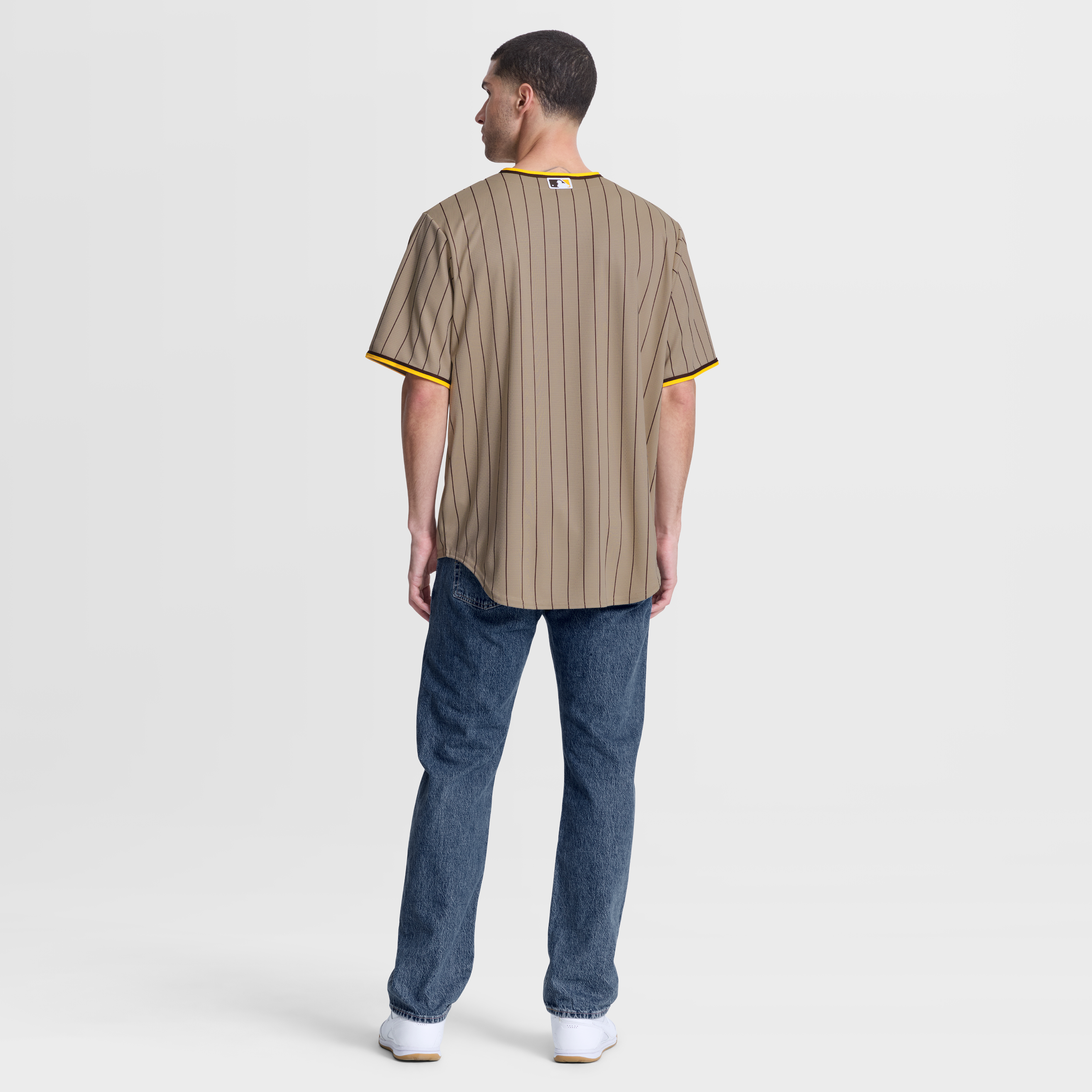 San Diego Padres Alternate Jersey - Sand - Khaki - Image 6