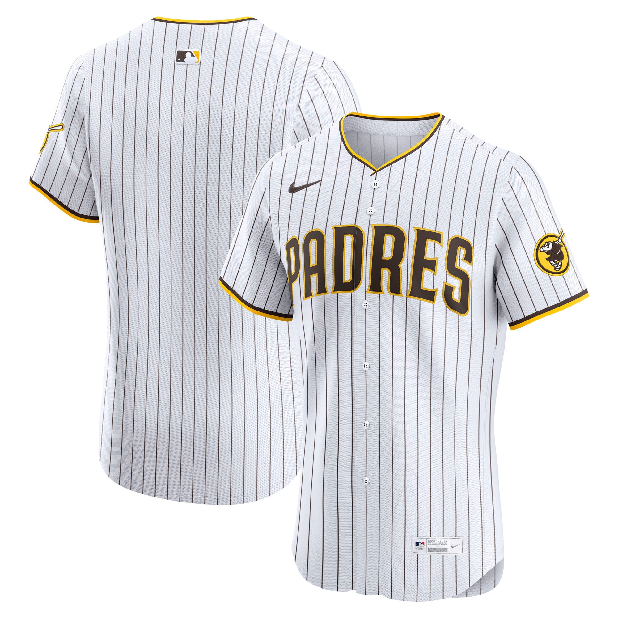 San Diego Padres Home Elite Jersey - White - Image 2
