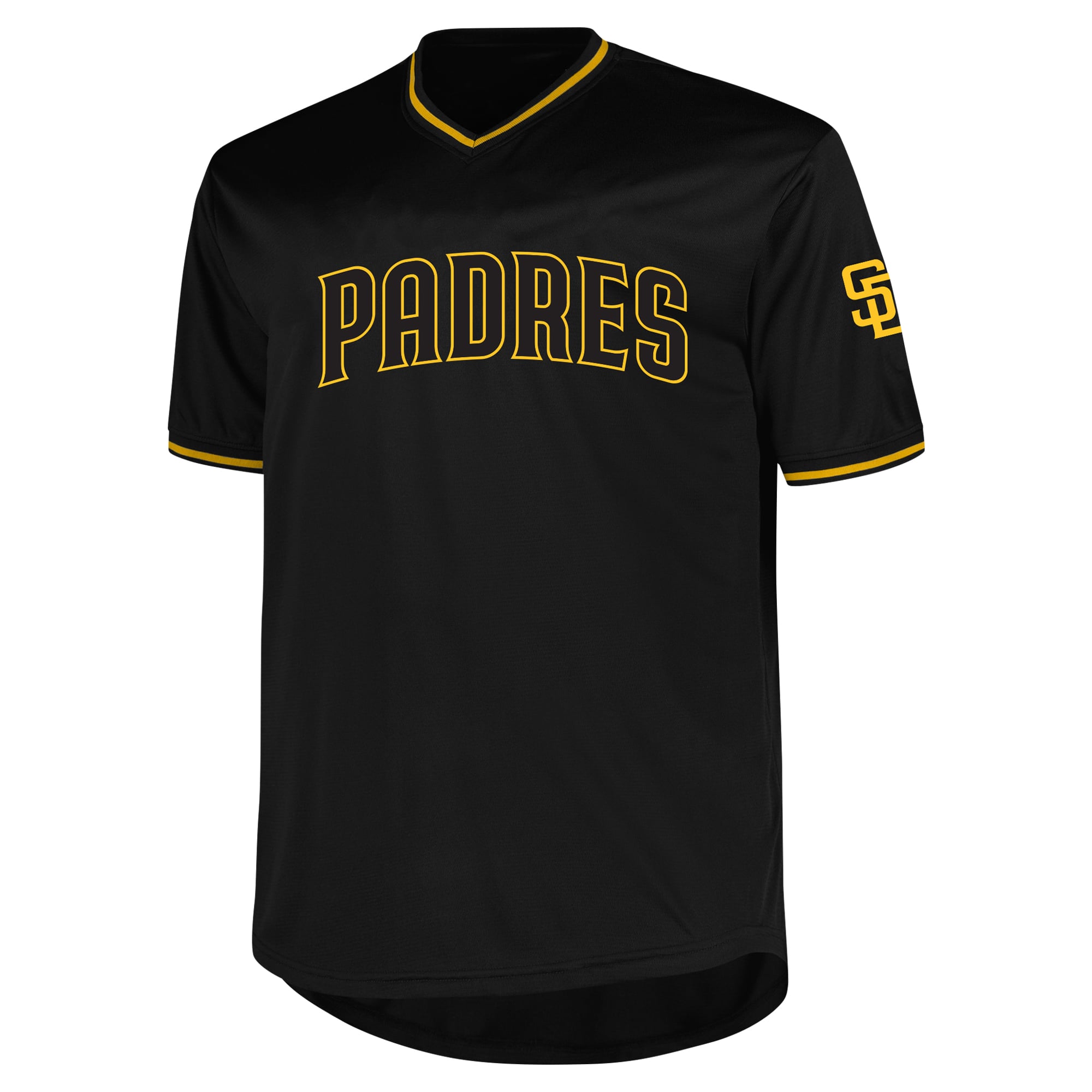 San Diego Padres Profile Big & Tall Pop Fashion Jersey - Black - Image 3