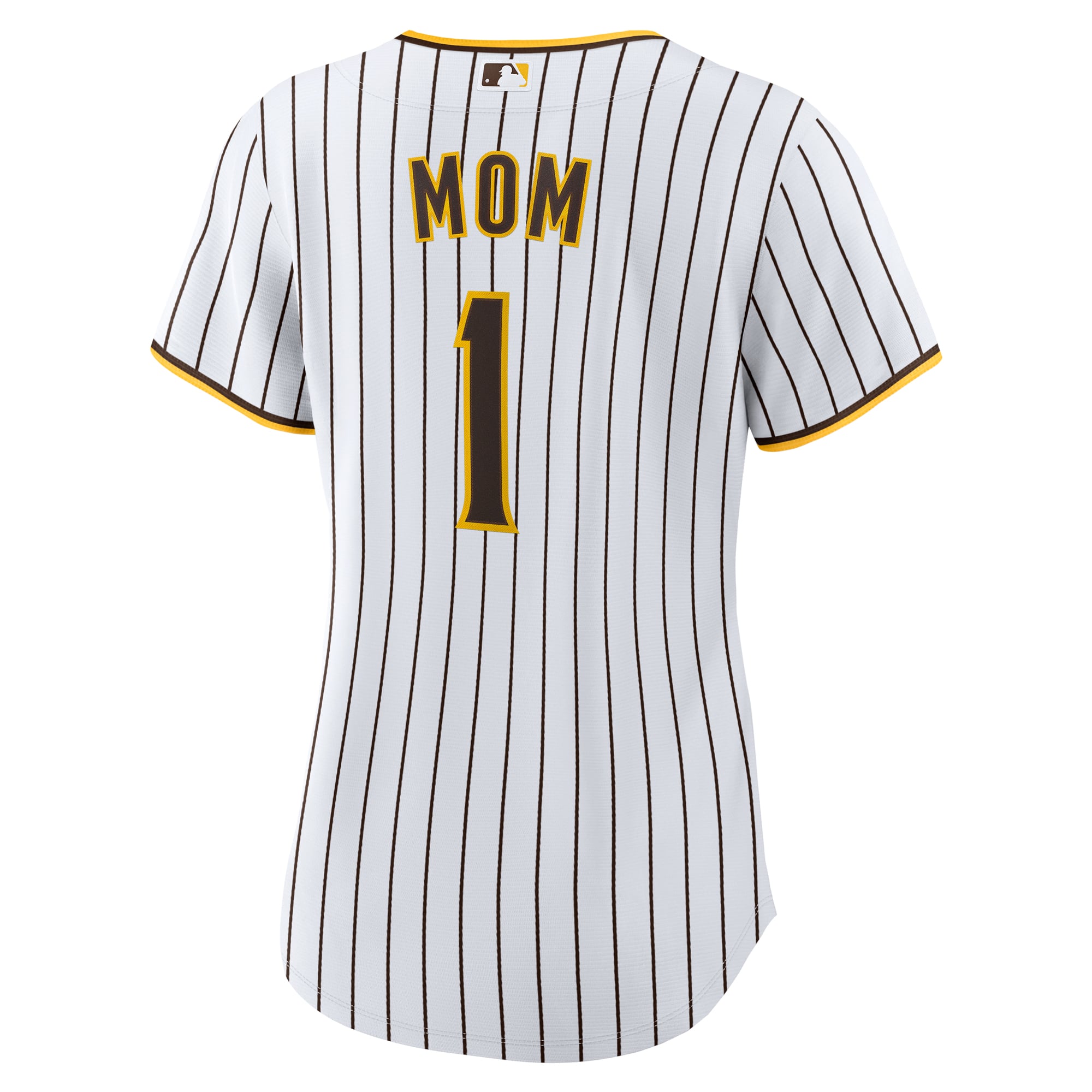 San Diego Padres Women's #1 Mom Home Jersey - White - Image 4