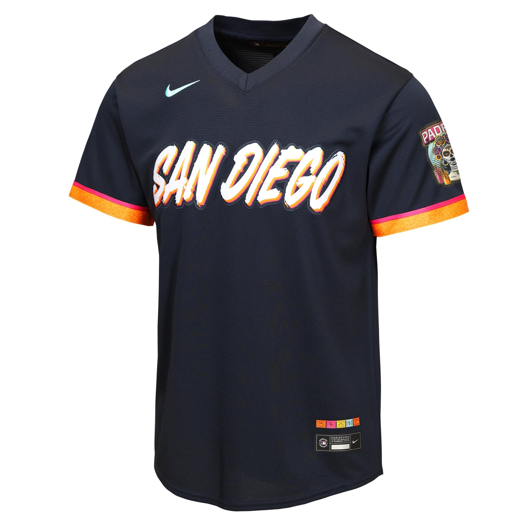 San Diego Padres Youth 2026 City Connect Stadium Jersey - Obsidian - Image 3