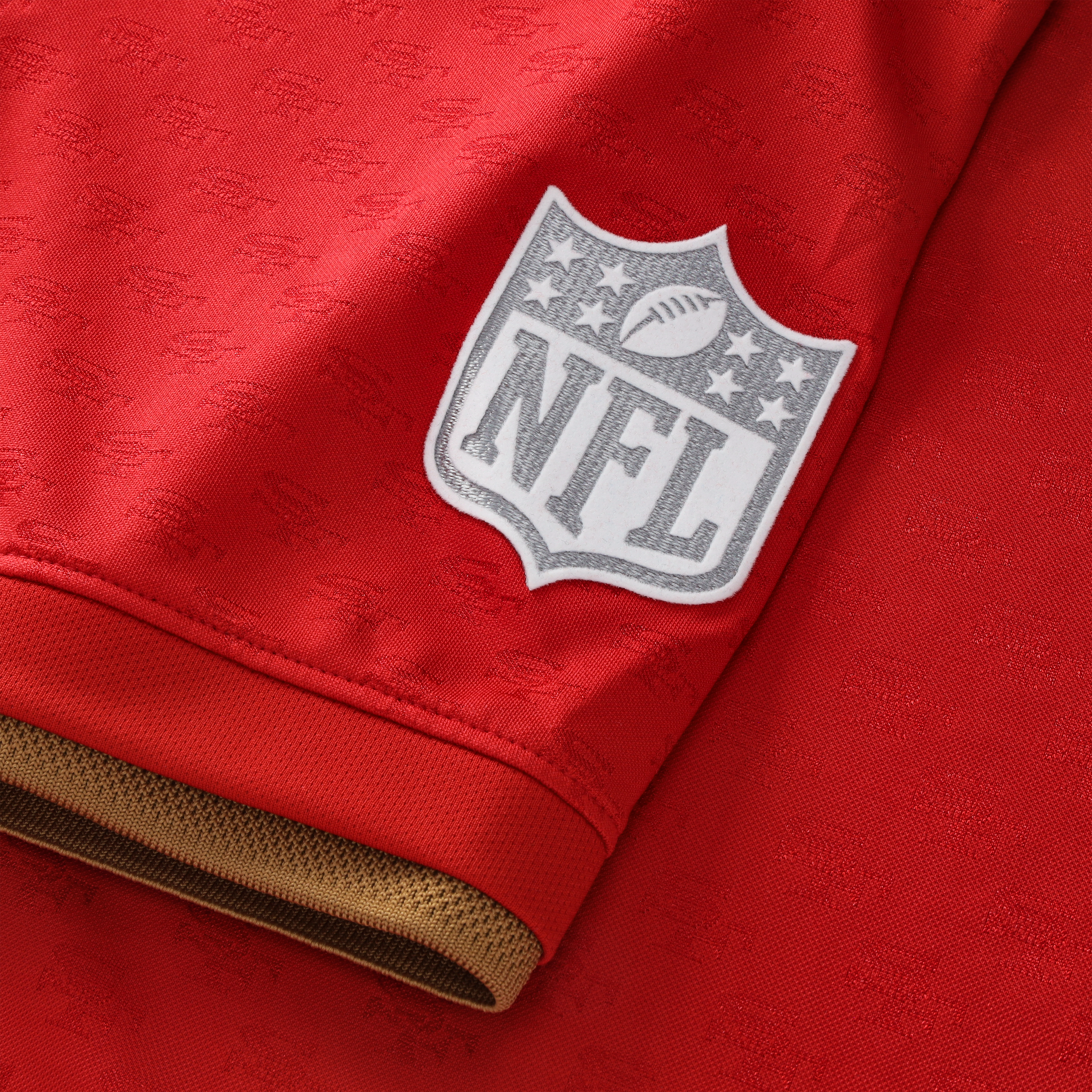 San Francisco 49ers Youth Football x Football V-Neck Fan Top - Scarlet - Image 9