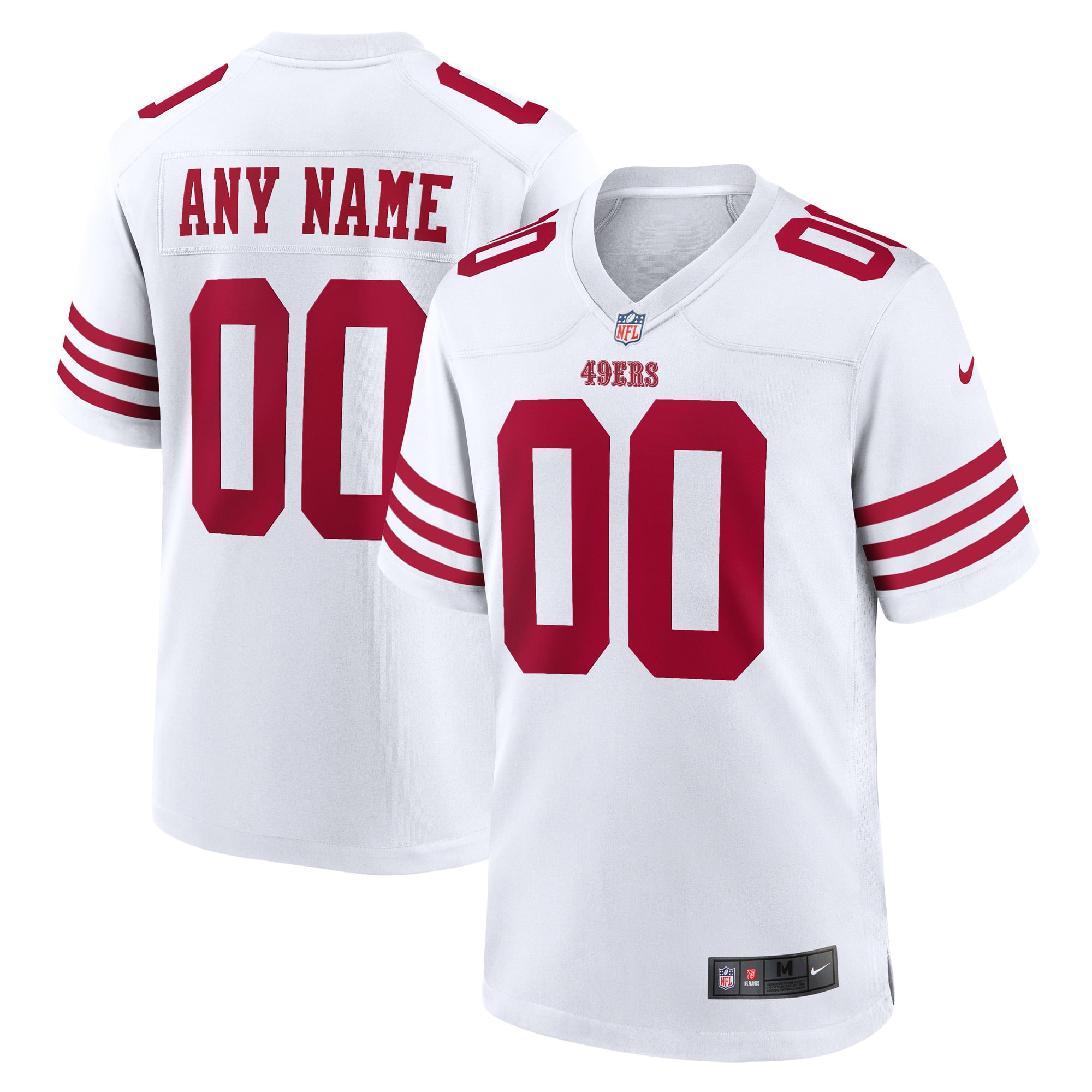 San Francisco 49ers Game Custom Player Jersey - White - Image 2