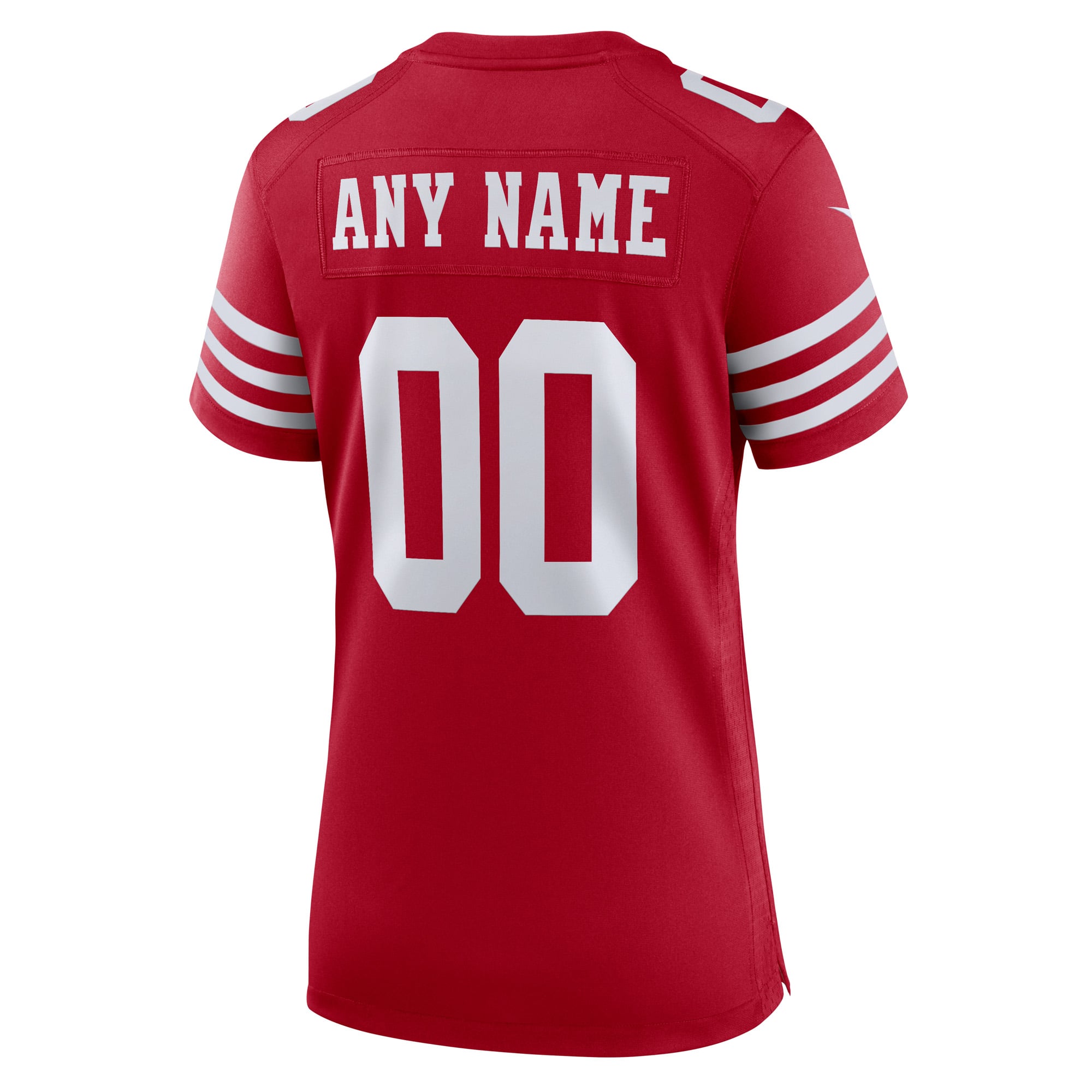 San Francisco 49ers Women's 80th Anniversary Custom Game Jersey - Red - Image 4