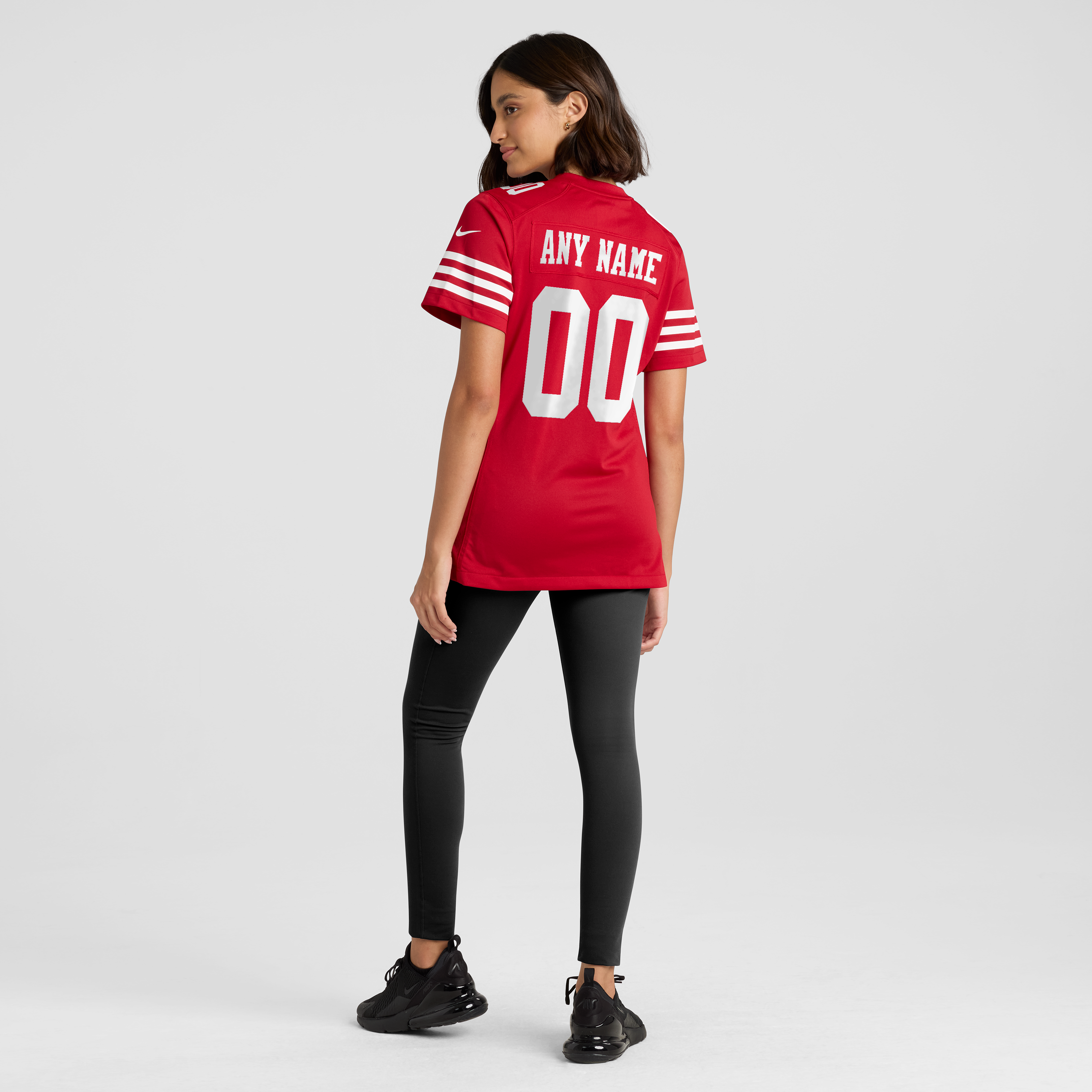 San Francisco 49ers Women's Game Custom Jersey - Scarlet - Scarlet - Image 4