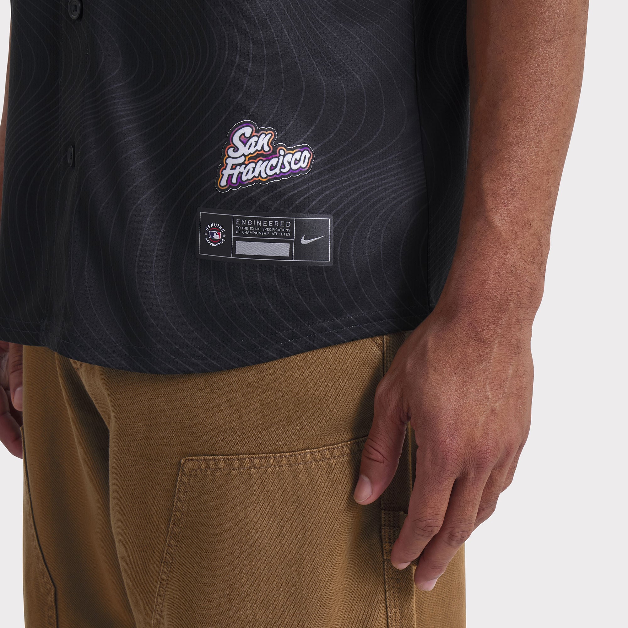 San Francisco Giants 2025 City Connect Limited Jersey - Anthracite - Image 9