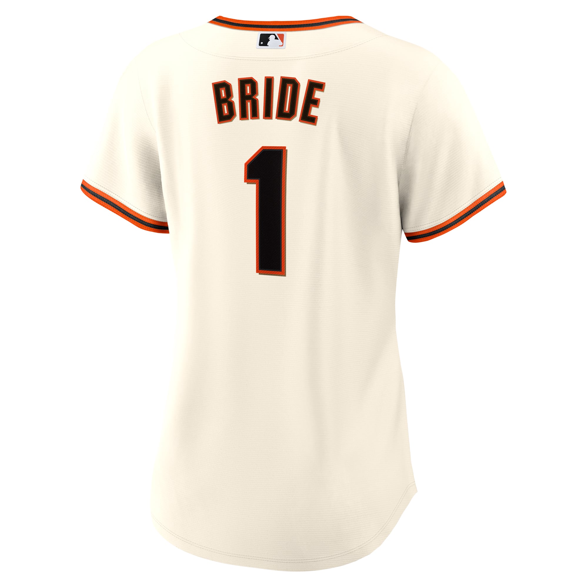 San Francisco Giants Women's #1 Bride Home Jersey - White - Image 4