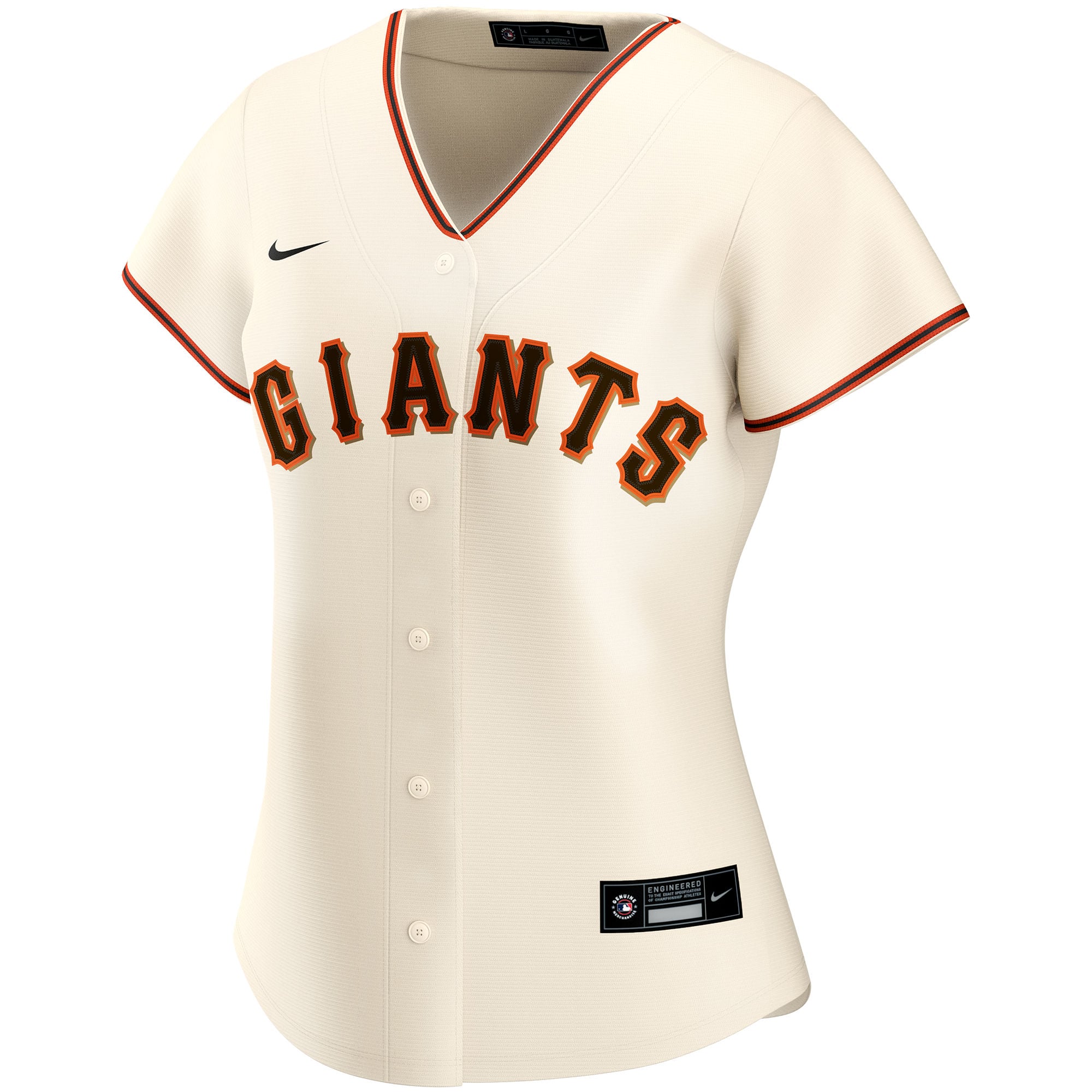 San Francisco Giants Women's Home Custom Jersey - Cream - Image 3
