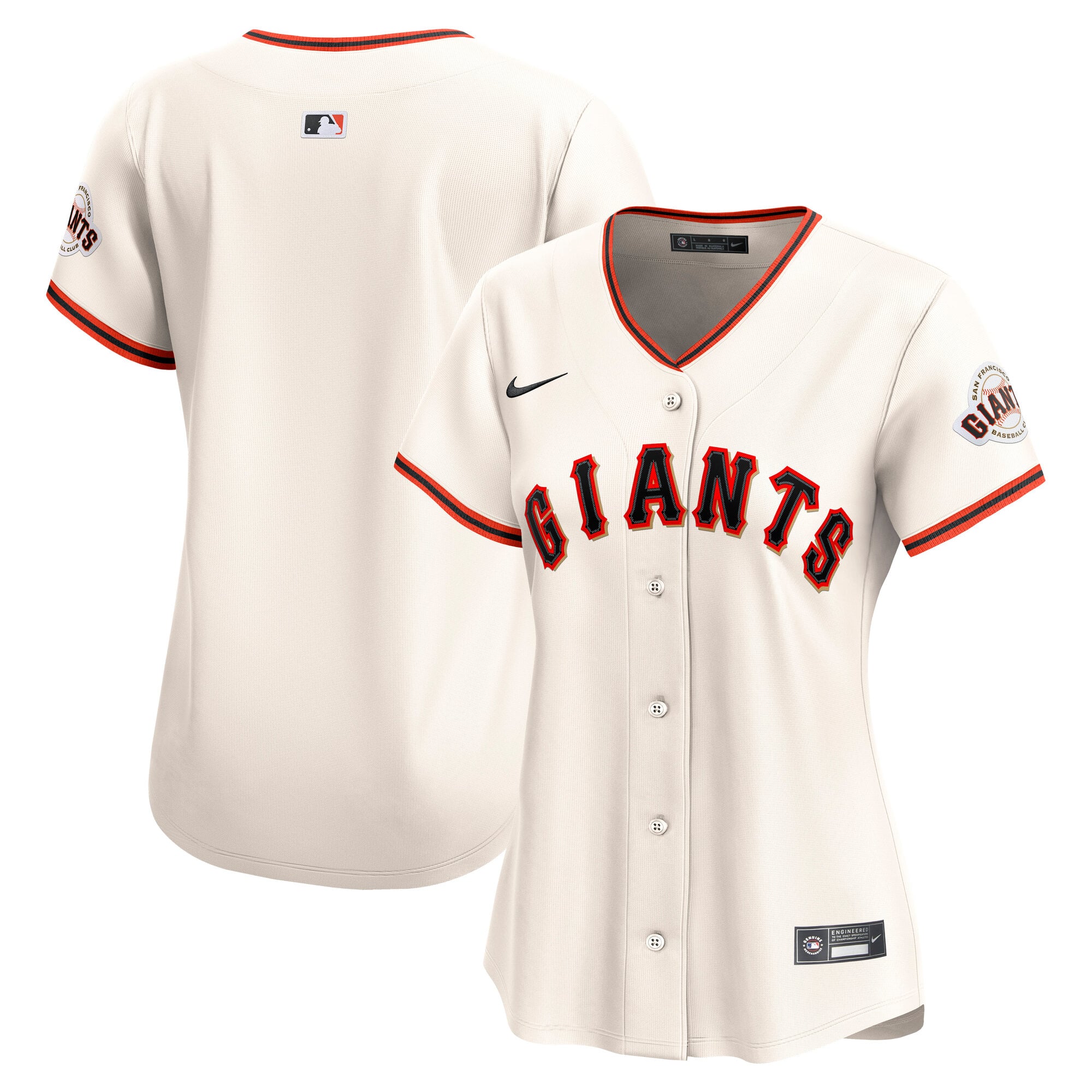 San Francisco Giants Women's Home Limited Jersey - Cream - Image 2