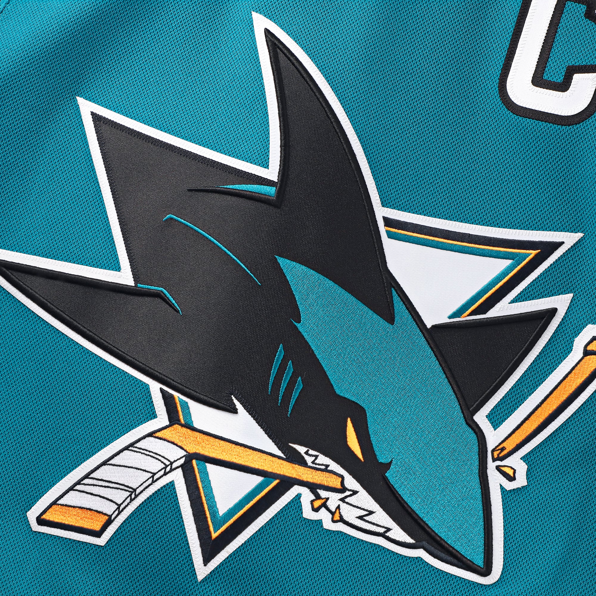 San Jose Sharks Alternate Premium Custom Jersey - Teal - Image 5