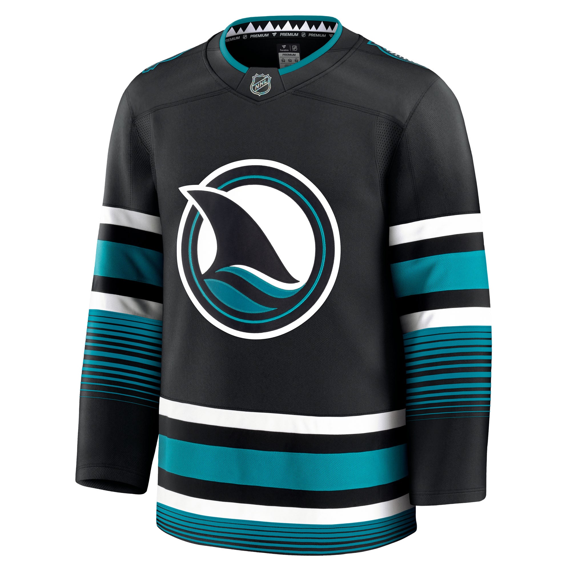 San Jose Sharks Alternate Premium Jersey - Black - Image 4