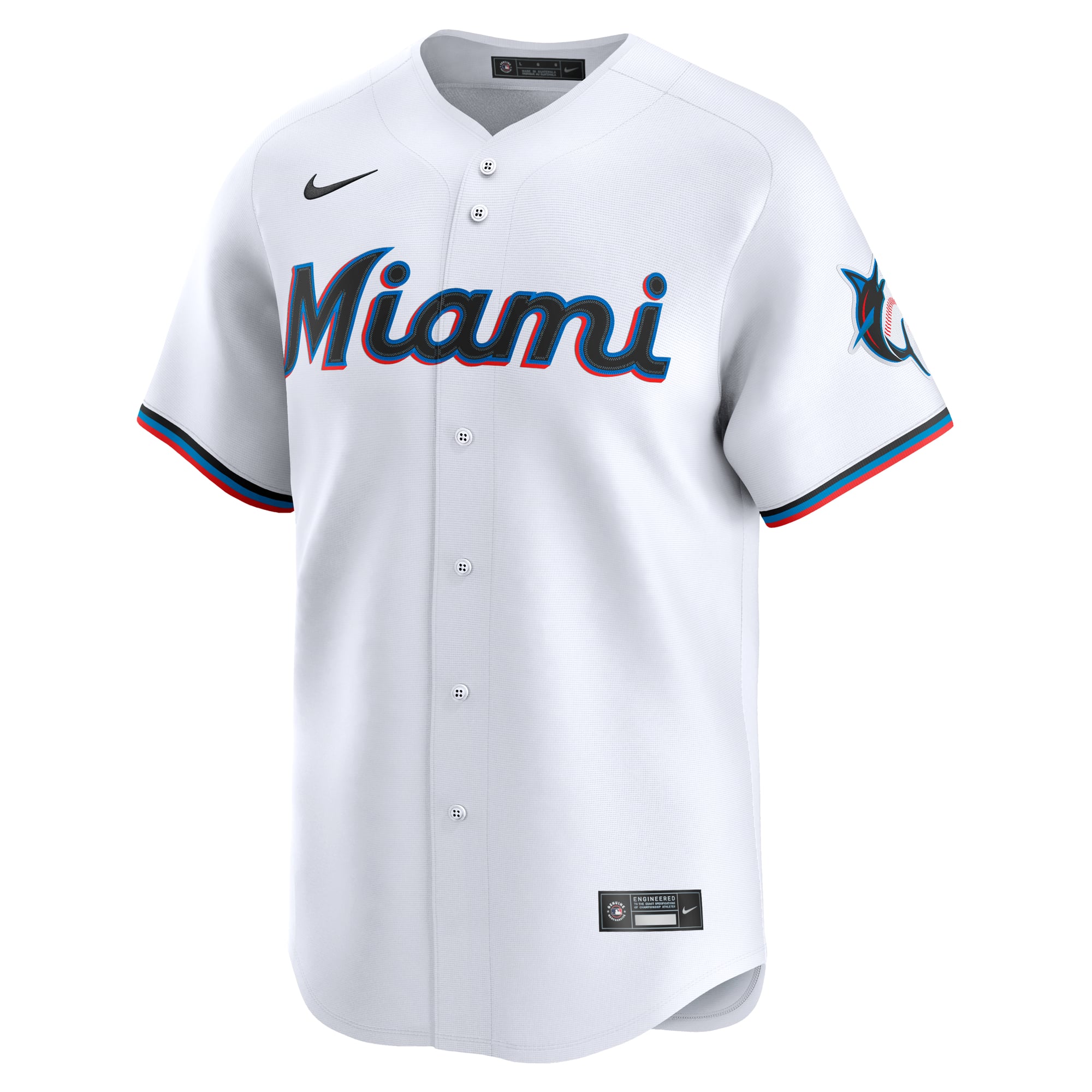 Sandy Alcantara Miami Marlins Home Limited Player Jersey - White - Image 3