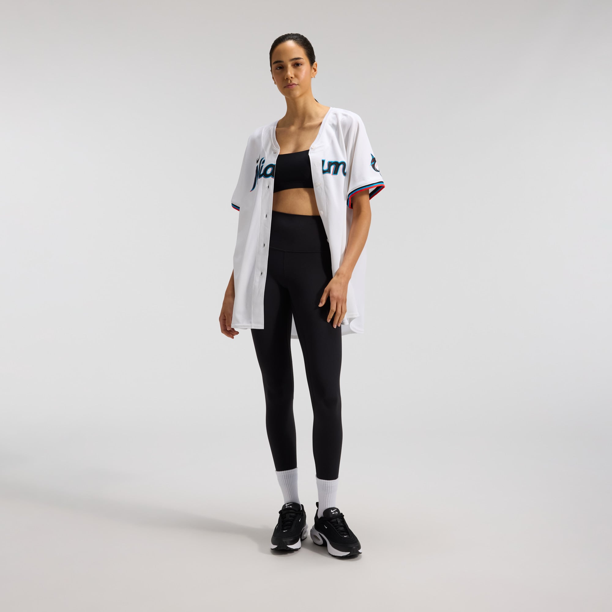 Sandy Alcantara Miami Marlins Women's Home Limited Player Jersey – White - Image 5