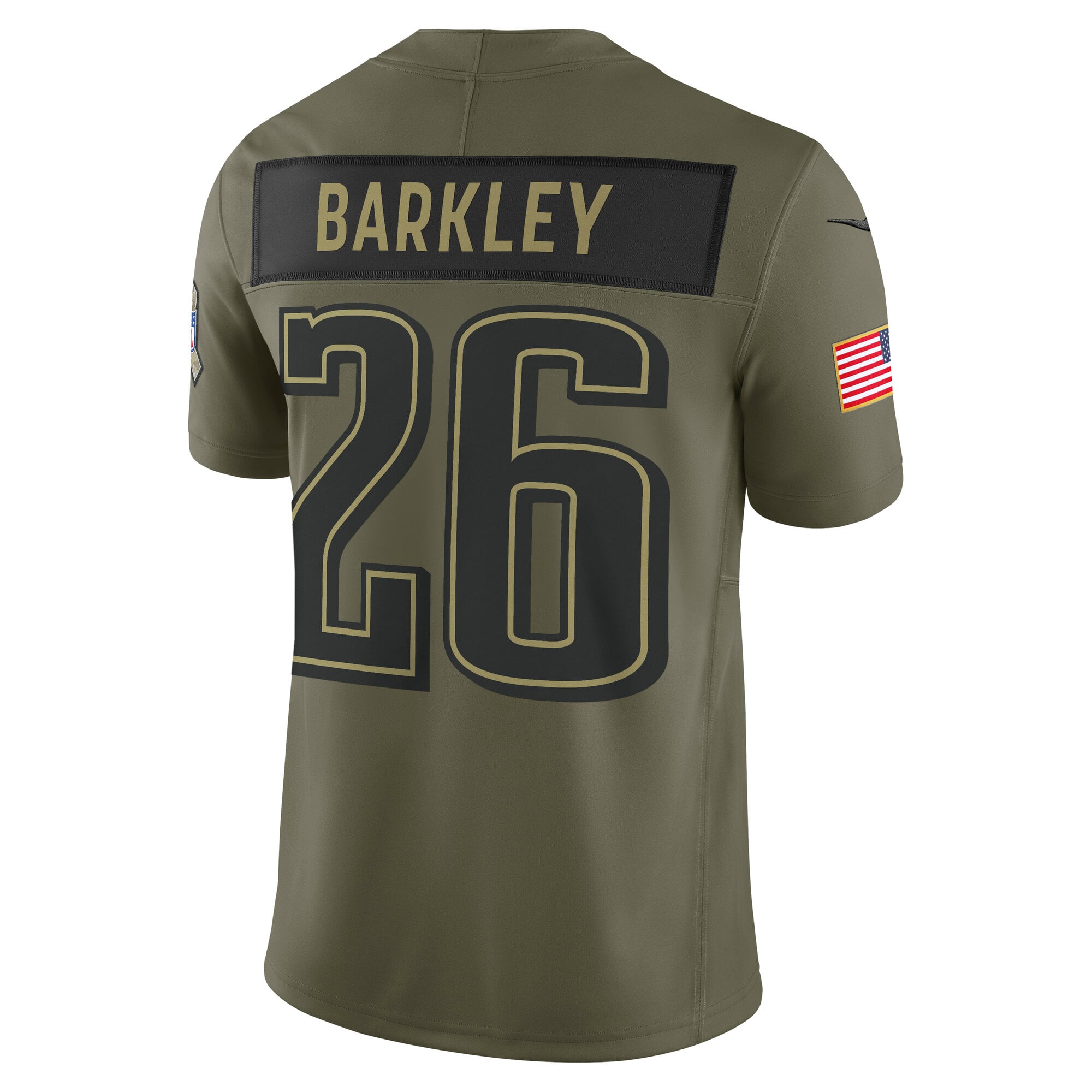 Saquon Barkley Philadelphia Eagles 2025 Salute to Service Limited Jersey - Olive - Image 4