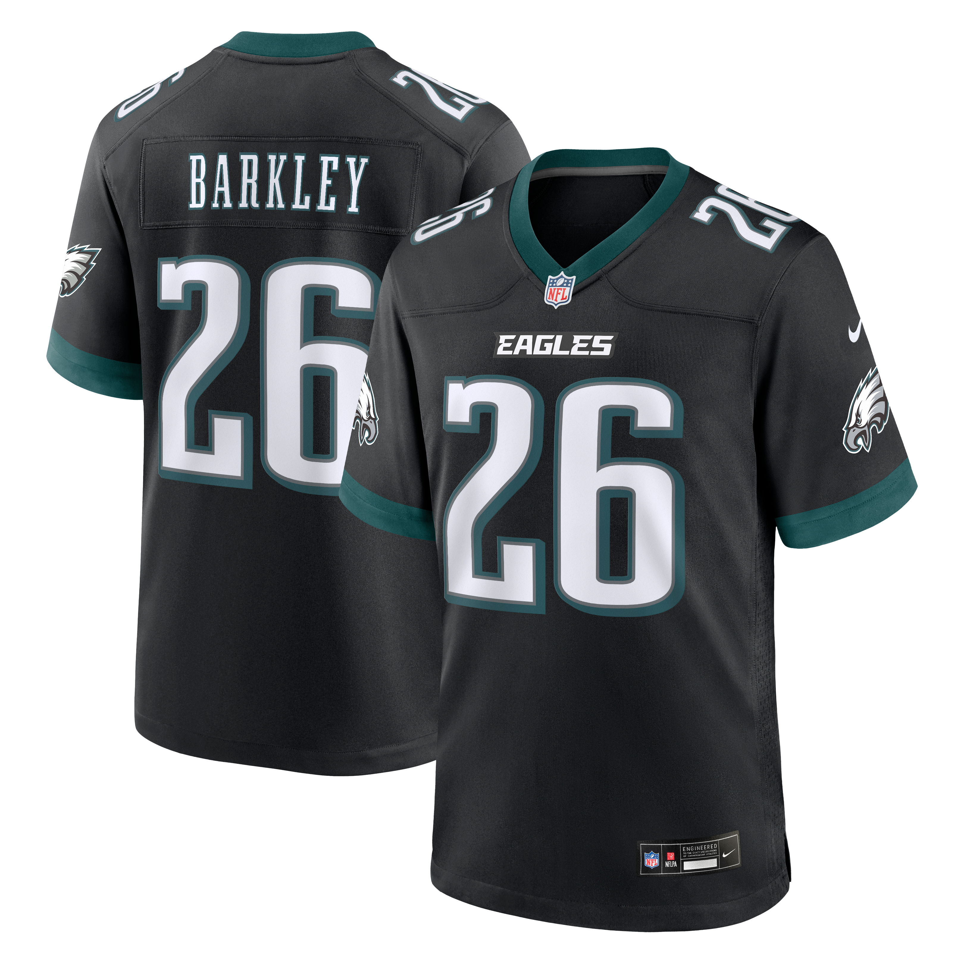 Saquon Barkley Philadelphia Eagles Alternate Game Jersey - Kelly Green - Black