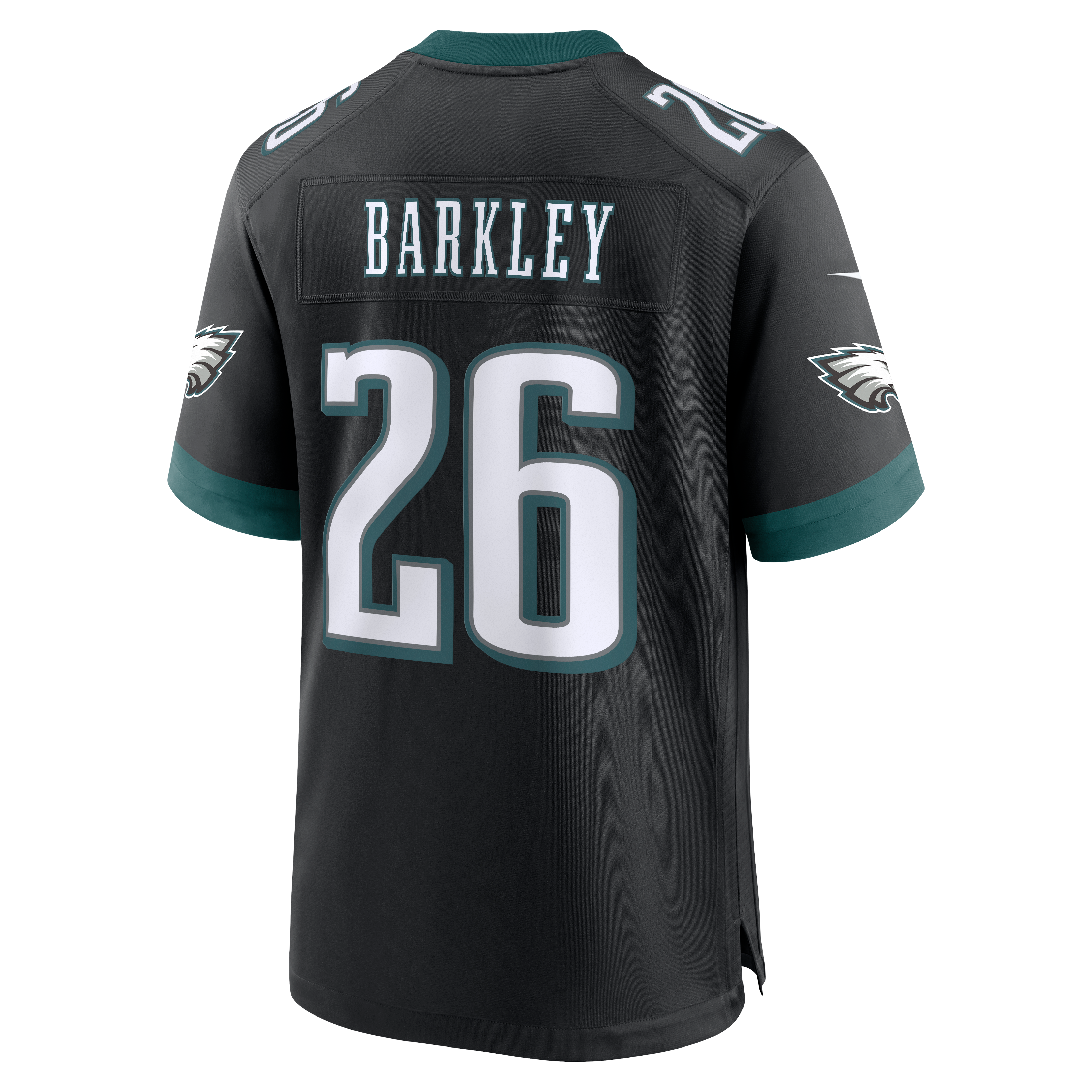 Saquon Barkley Philadelphia Eagles Alternate Game Jersey - Kelly Green - Black - Image 4