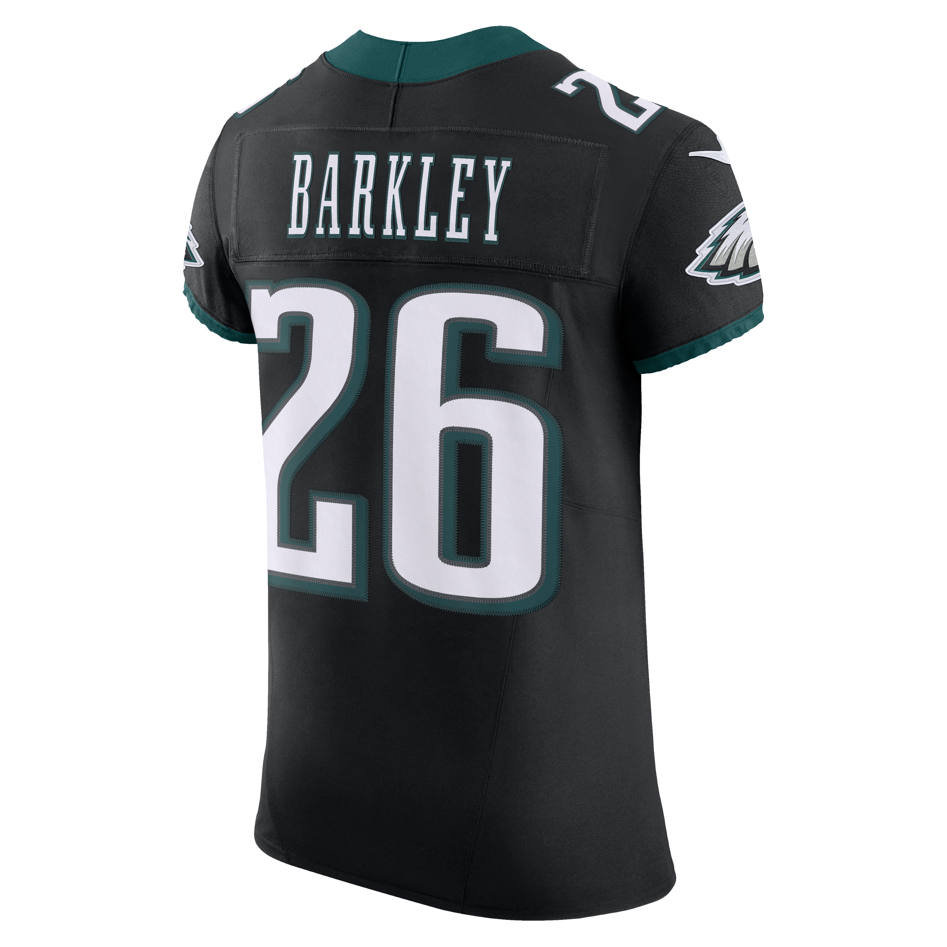 Saquon Barkley Philadelphia Eagles Alternate Vapor F.U.S.E. Elite Jersey - Black - Image 9
