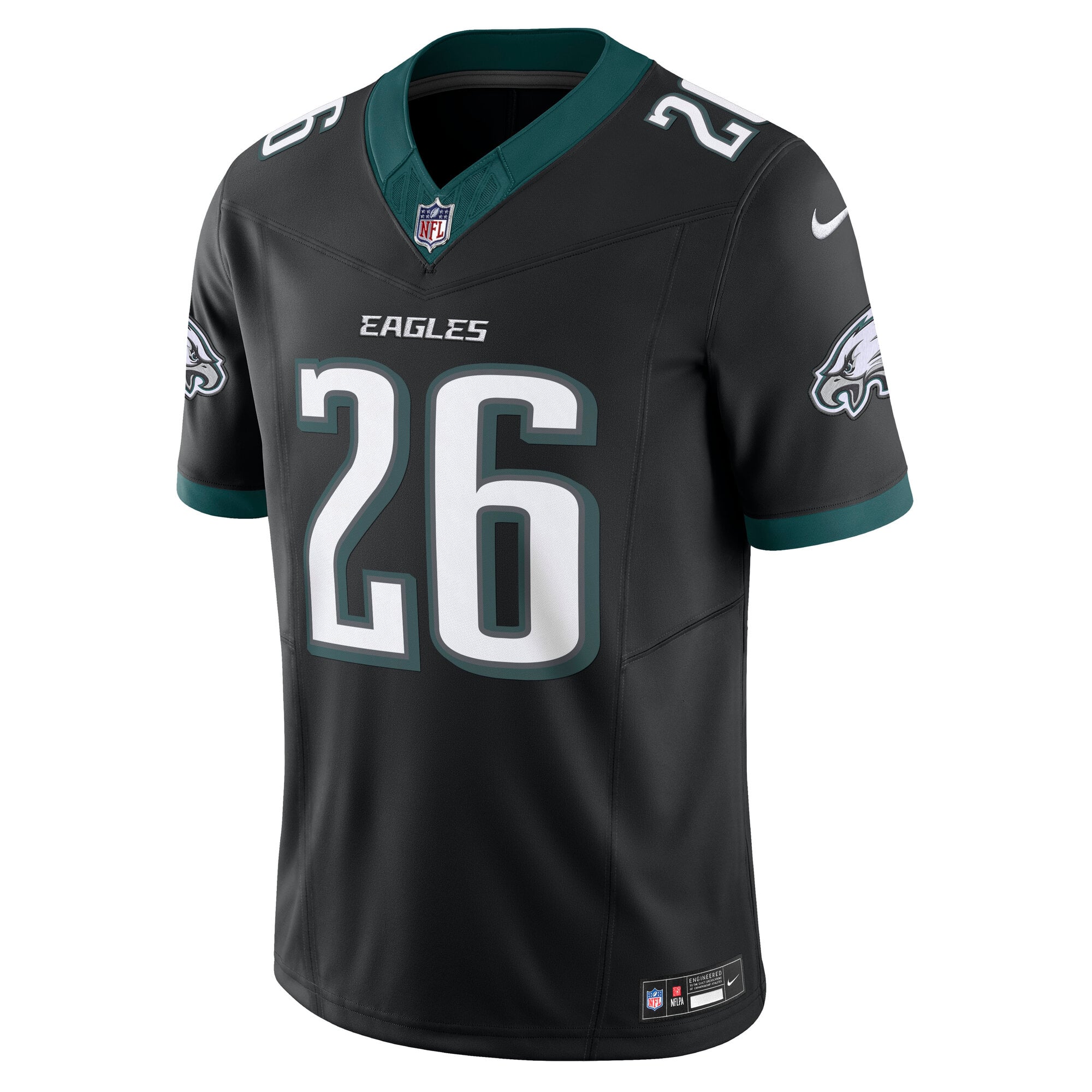 Saquon Barkley Philadelphia Eagles Alternate Vapor F.U.S.E. Limited Jersey - Black - Image 3