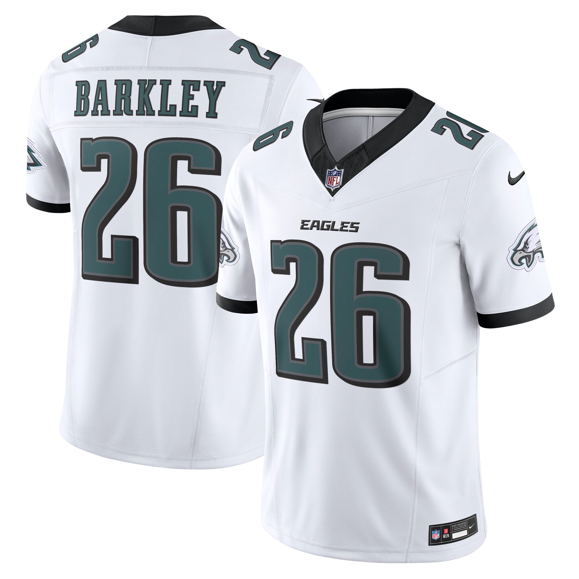 Saquon Barkley Philadelphia Eagles Alternate Vapor F.U.S.E. Limited Jersey - White
