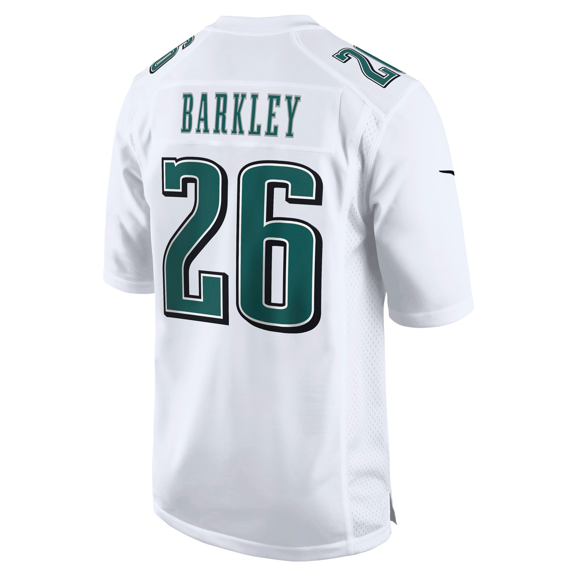 Saquon Barkley Philadelphia Eagles Fashion Game Jersey - Tundra White - Image 4