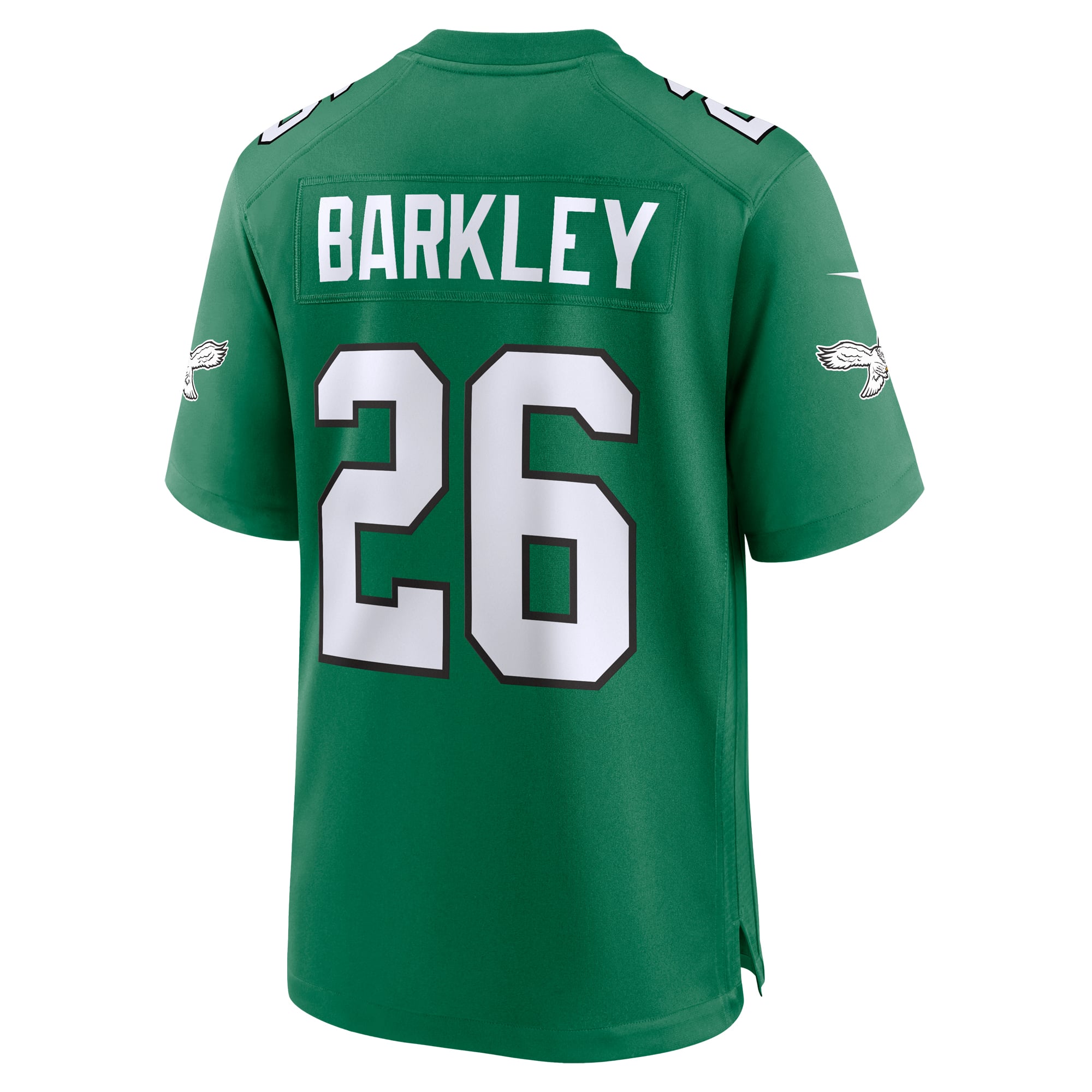 Saquon Barkley Philadelphia Eagles Team Game Jersey - Midnight Green - Kelly Green - Image 4