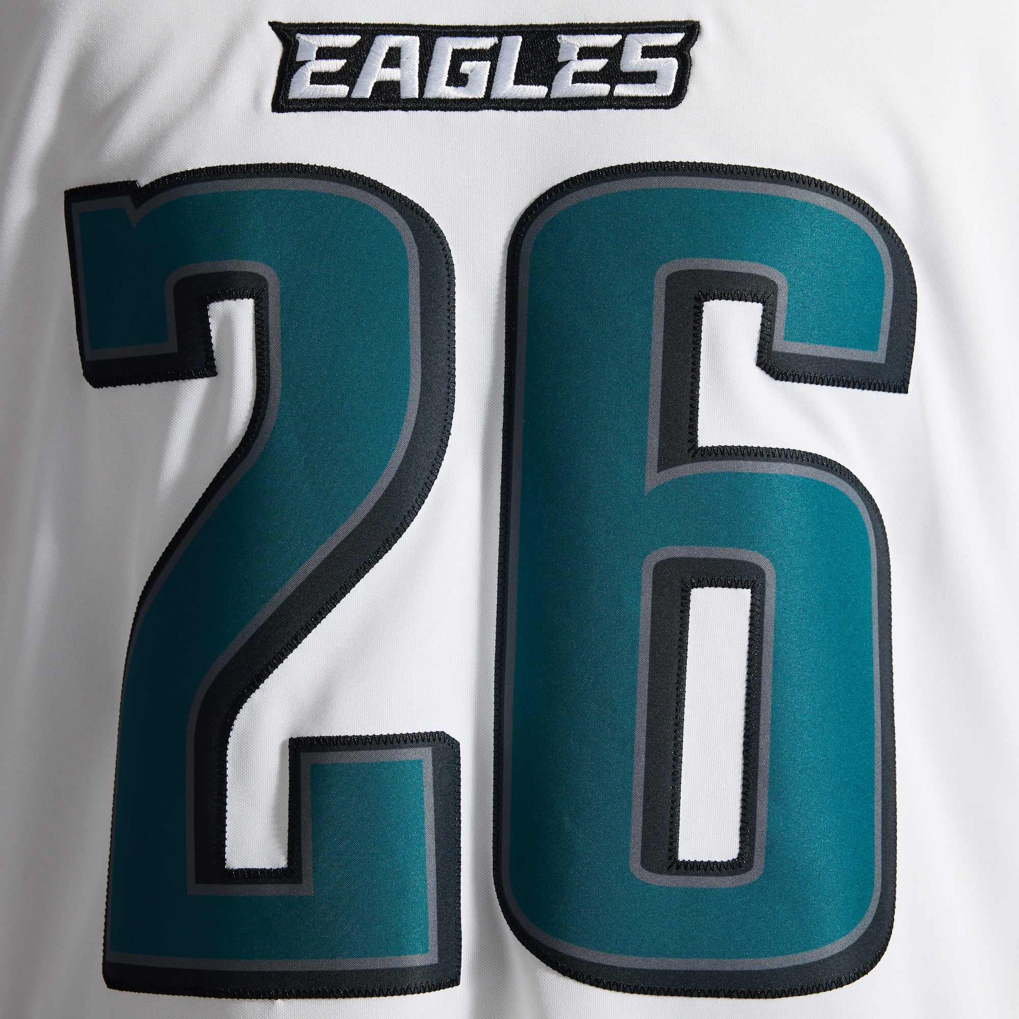 Saquon Barkley Philadelphia Eagles Team Vapor F.U.S.E. Stitched Limited Jersey - White - Image 13
