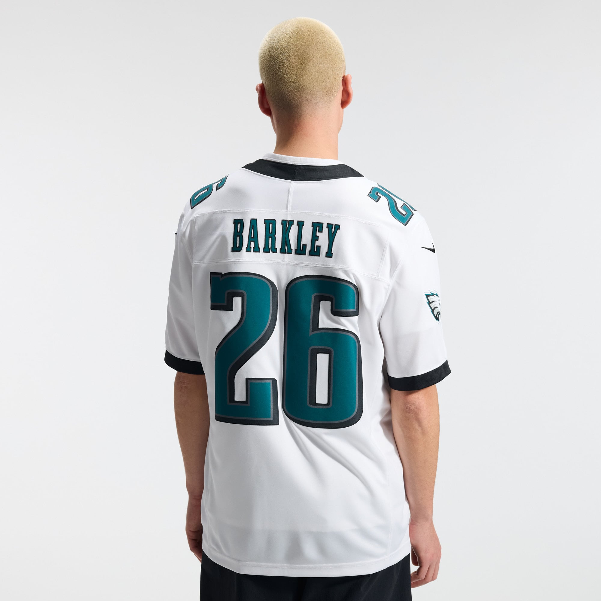 Saquon Barkley Philadelphia Eagles Team Vapor F.U.S.E. Stitched Limited Jersey - White - Image 5