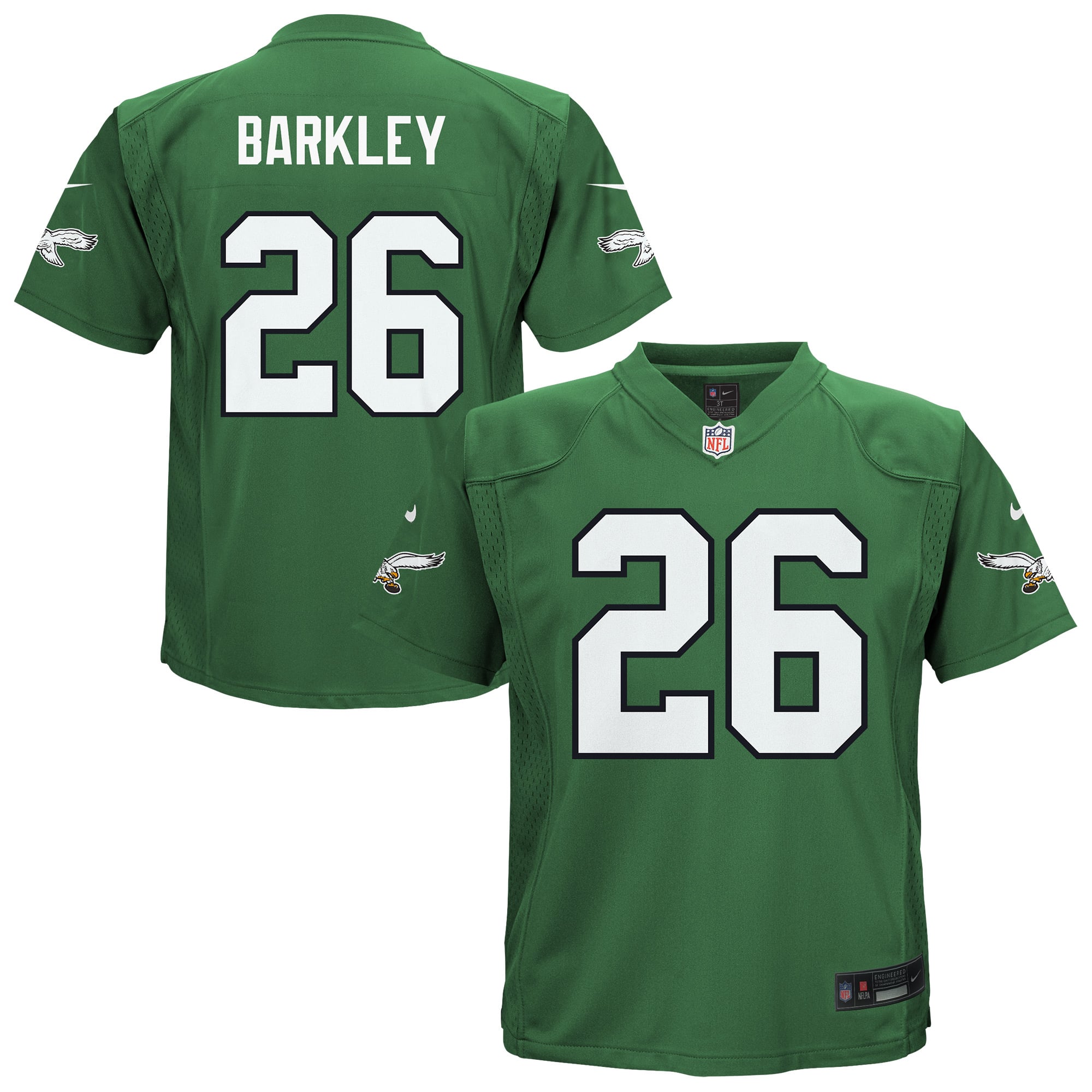 Saquon Barkley Philadelphia Eagles Toddler Game Jersey - Kelly Green - Image 2