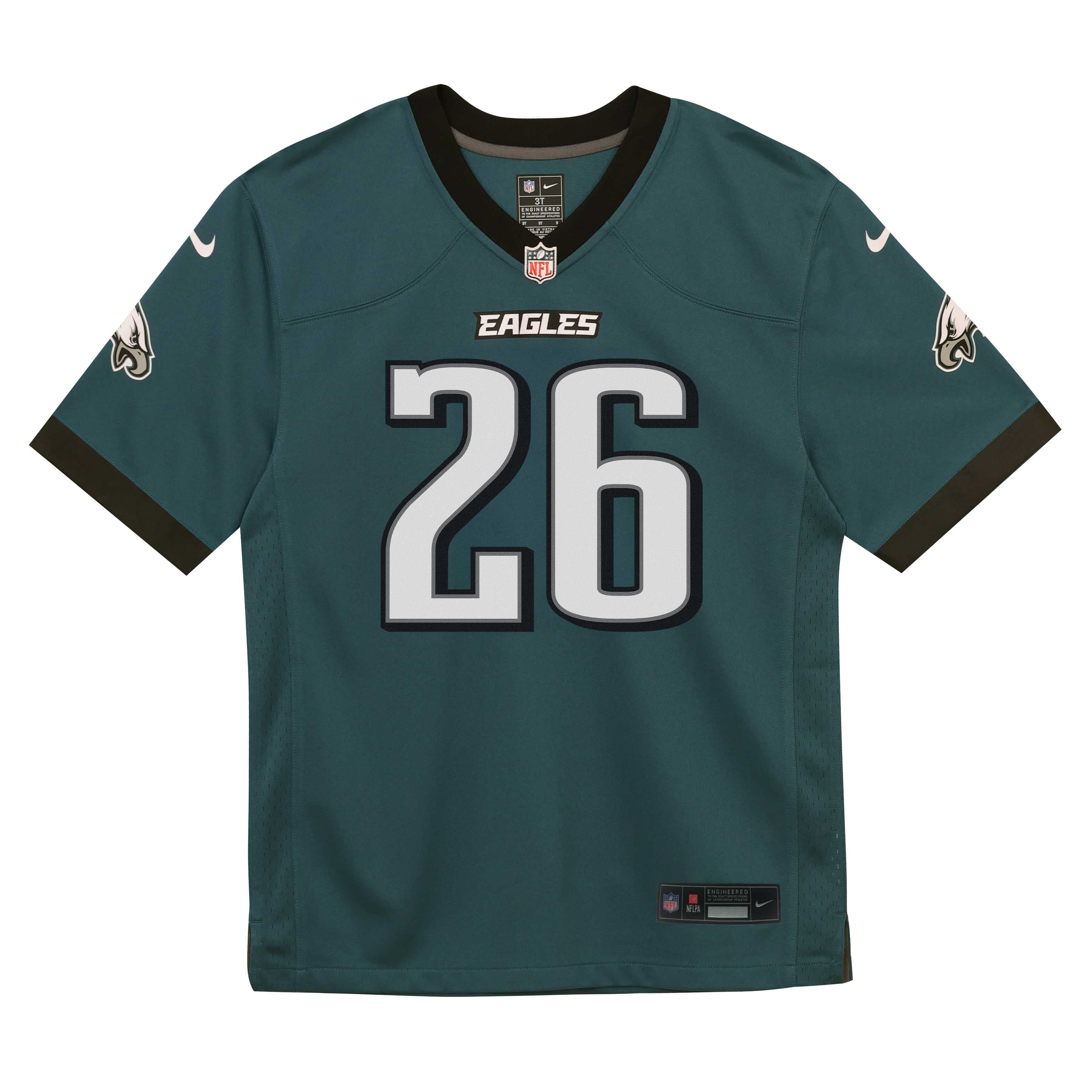 Saquon Barkley Philadelphia Eagles Toddler Team Game Jersey - Midnight Green - Image 3