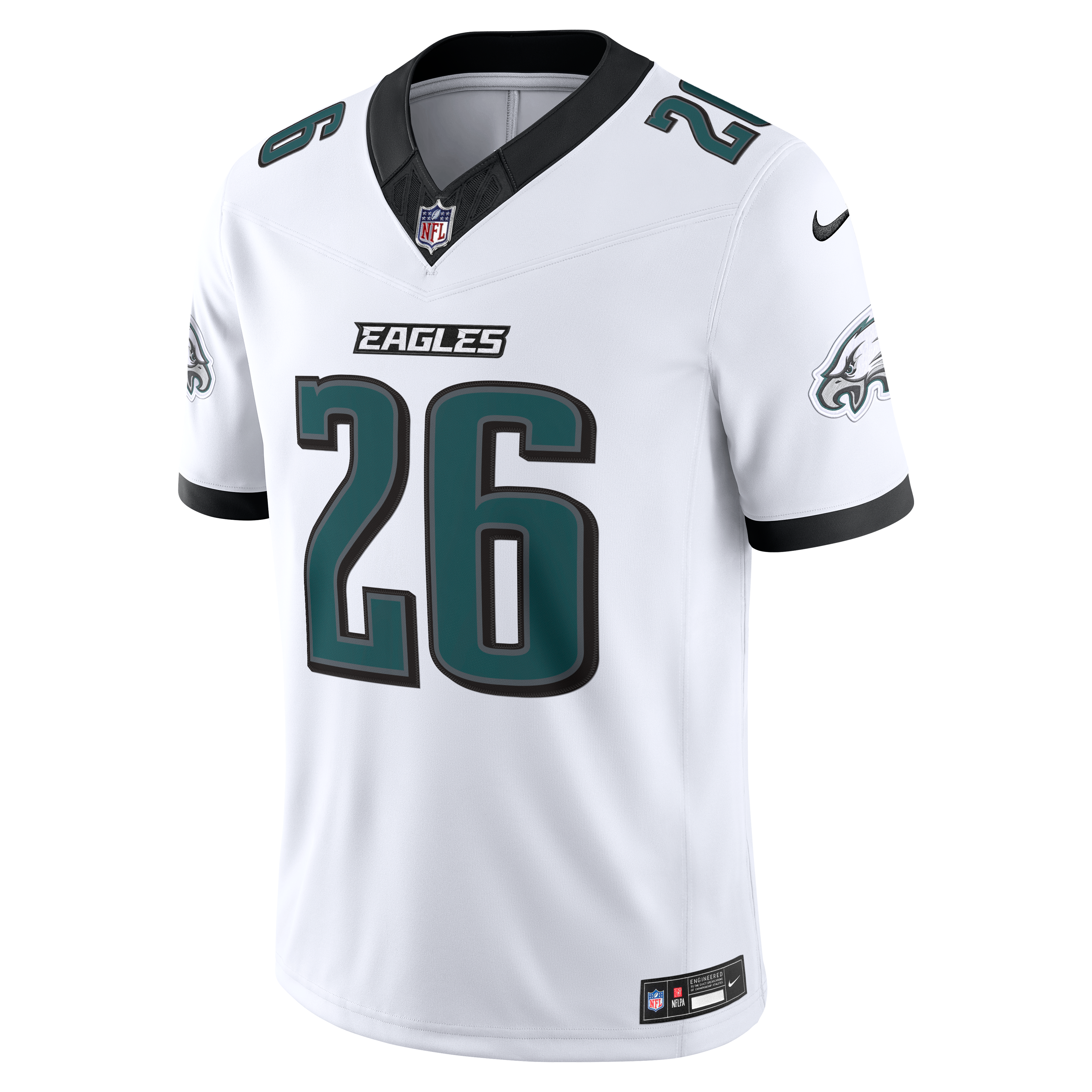 Saquon Barkley Philadelphia Eagles Vapor F.U.S.E. Stitched Limited Jersey - White - Image 8